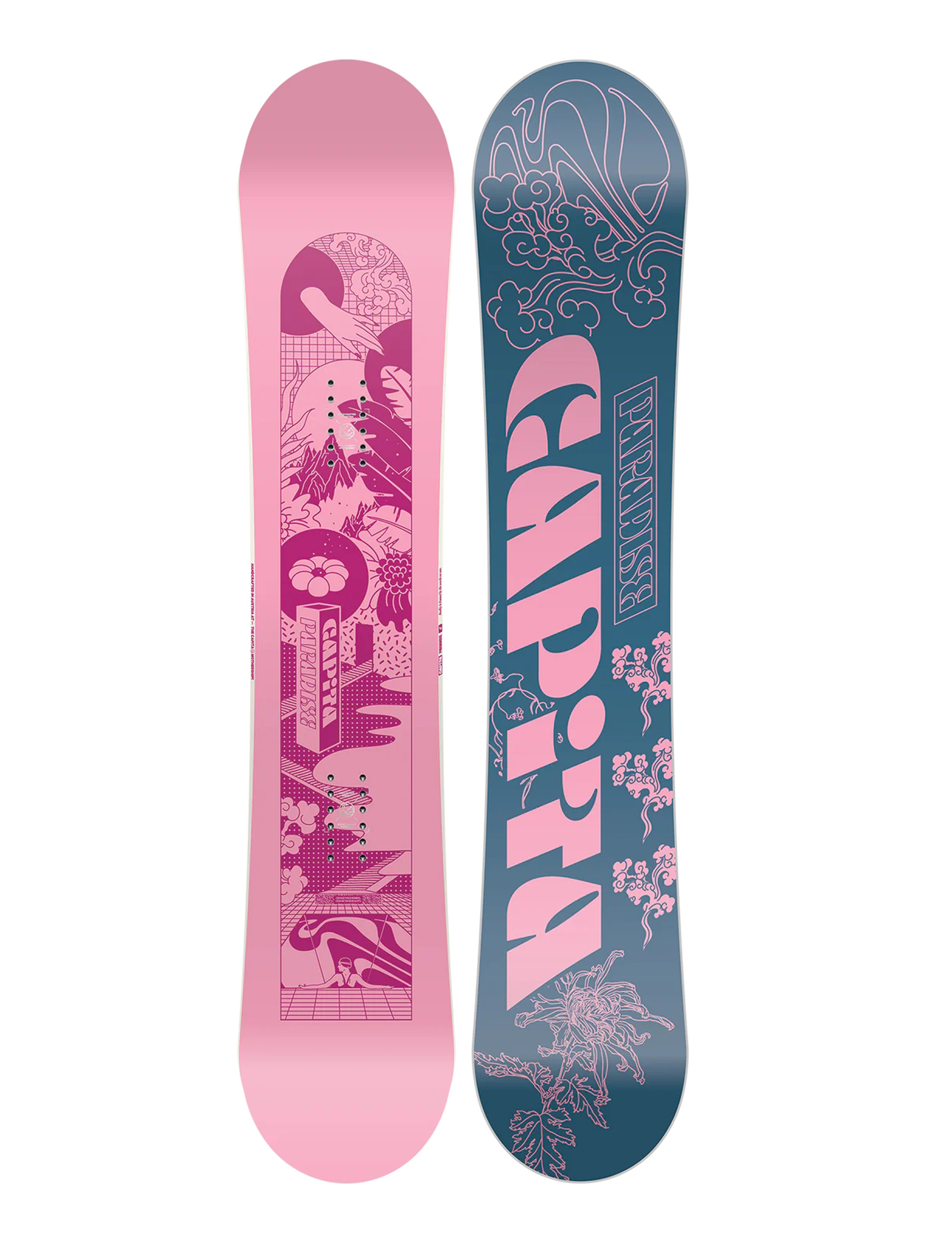 Womens Capita Paradise Snowboard (pink)