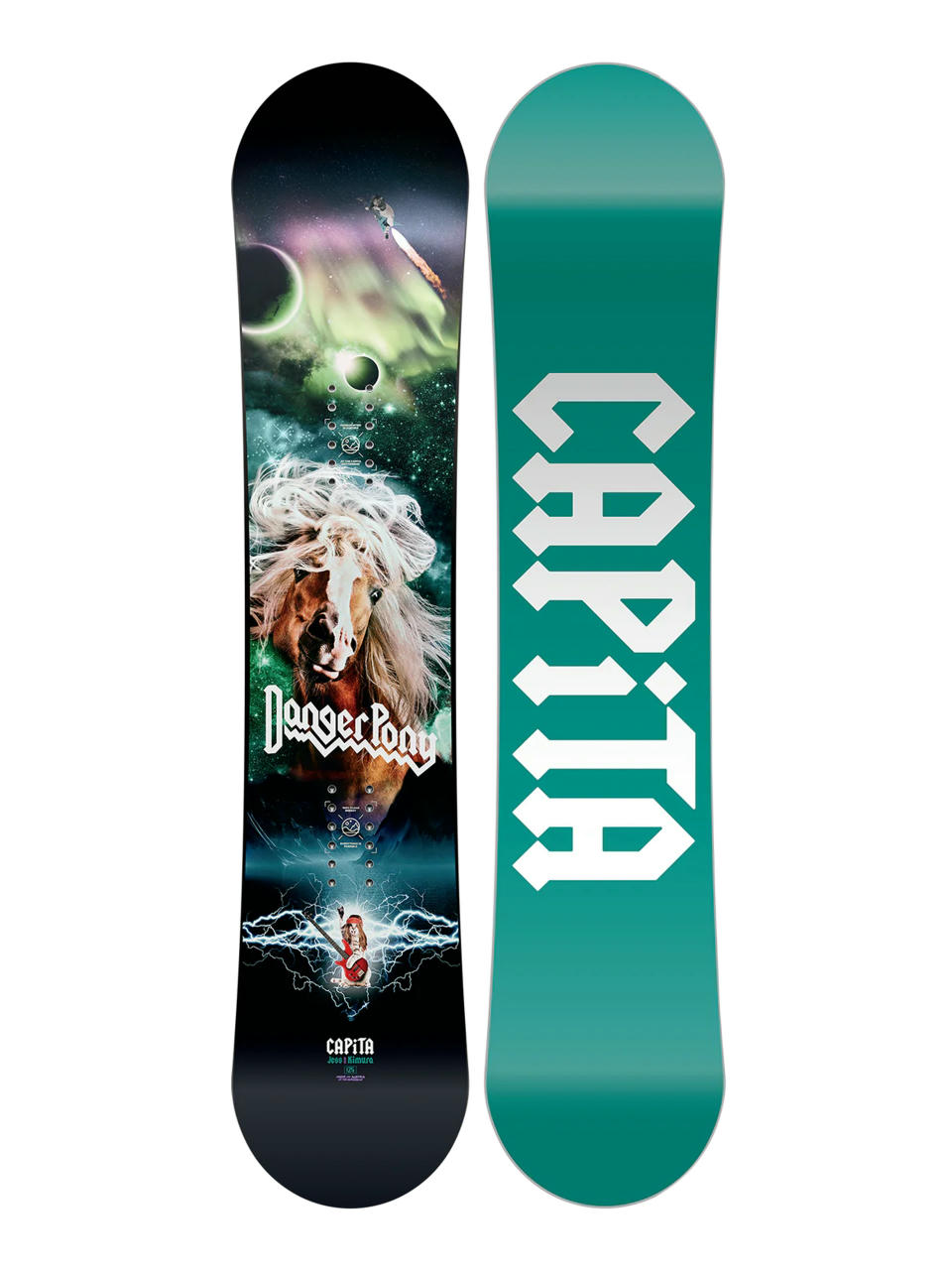 Capita Jess Kimura Mini JR Snowboard (colour 1/teal/white)