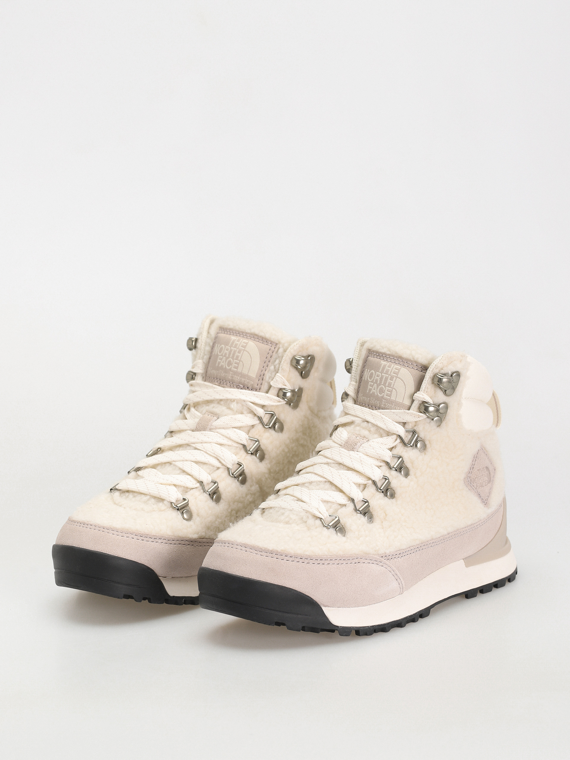 The North Face Back To Berkeley Iv High Pile Shoes Wmn (gardenia white/silvergrey)