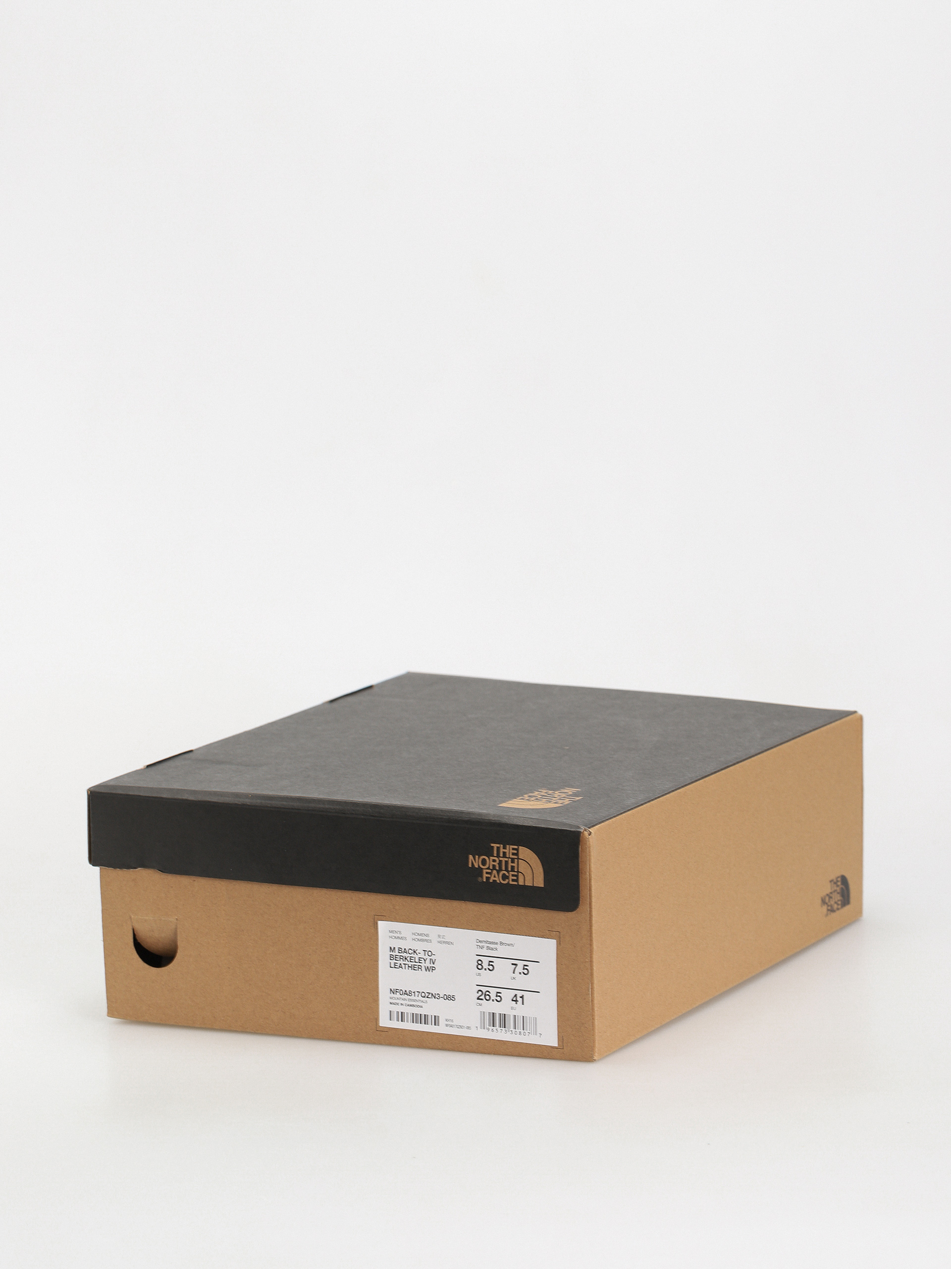 The North Face Back To Berkeley Iv Leather Wp Shoes (demitasse brown/tnf black)