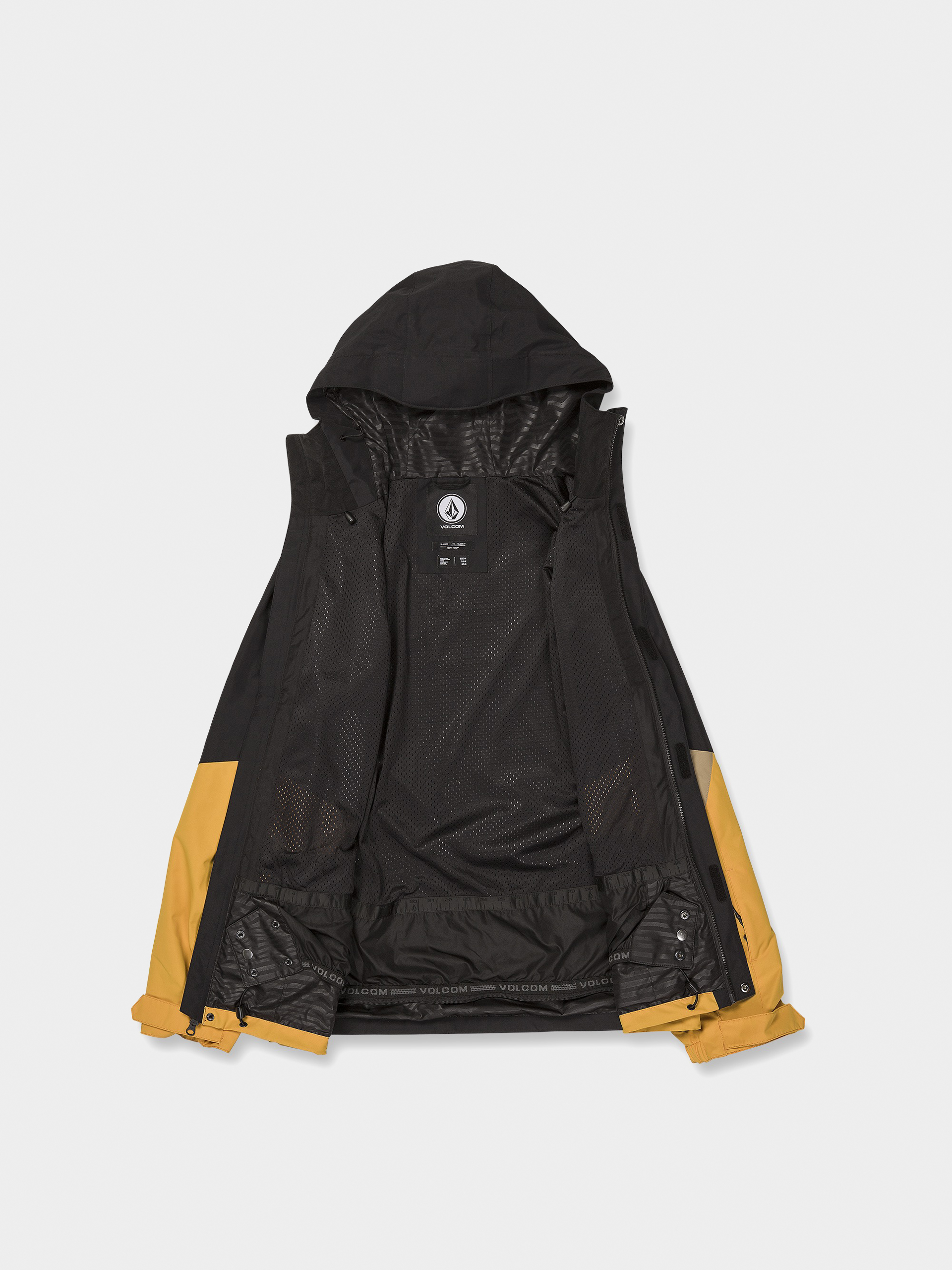 Mens Volcom Vcolp Snowboard jacket (gold)