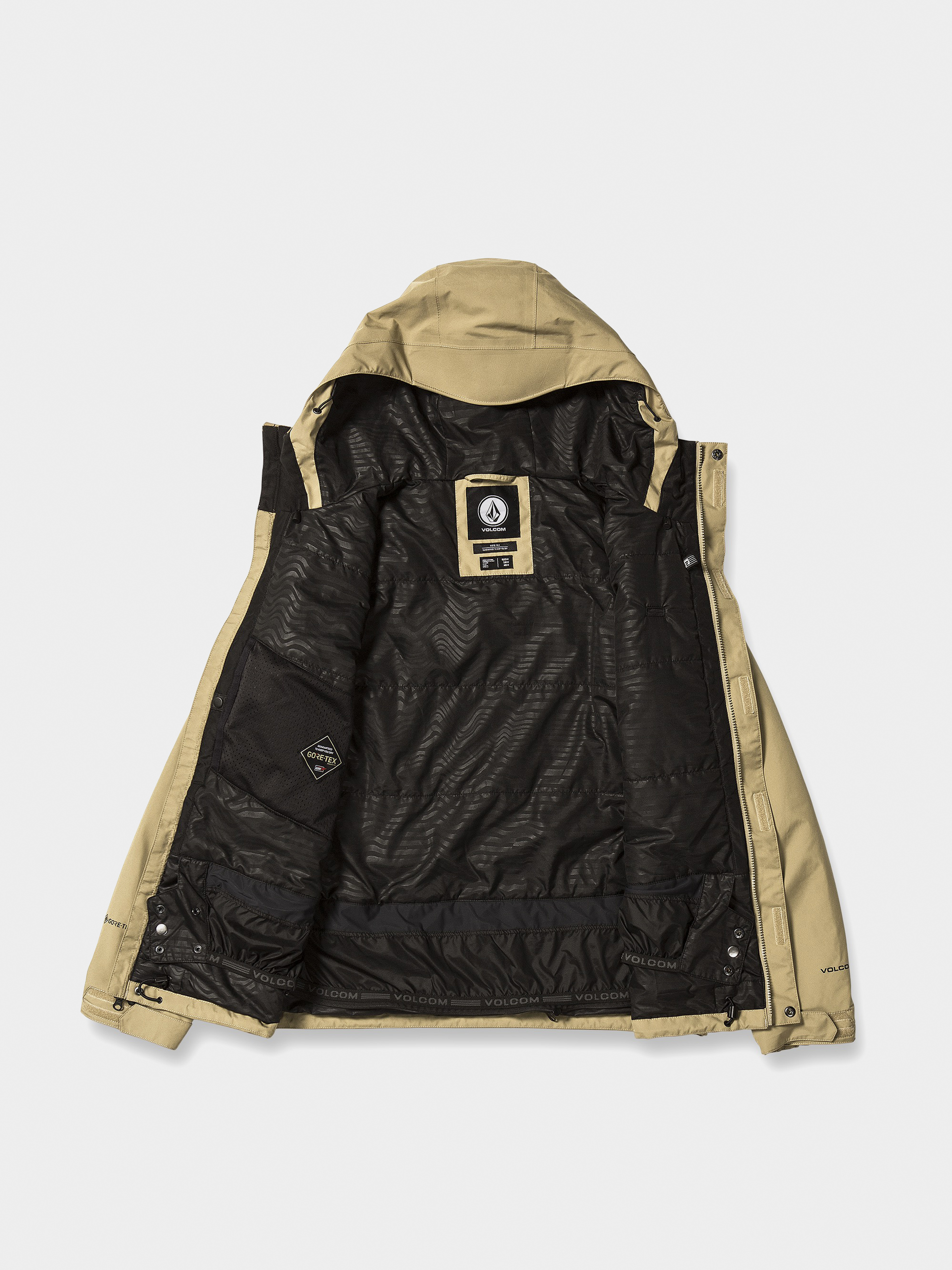 Volcom Dua Gore Tex Snowboard jacket - beige (dark khaki)