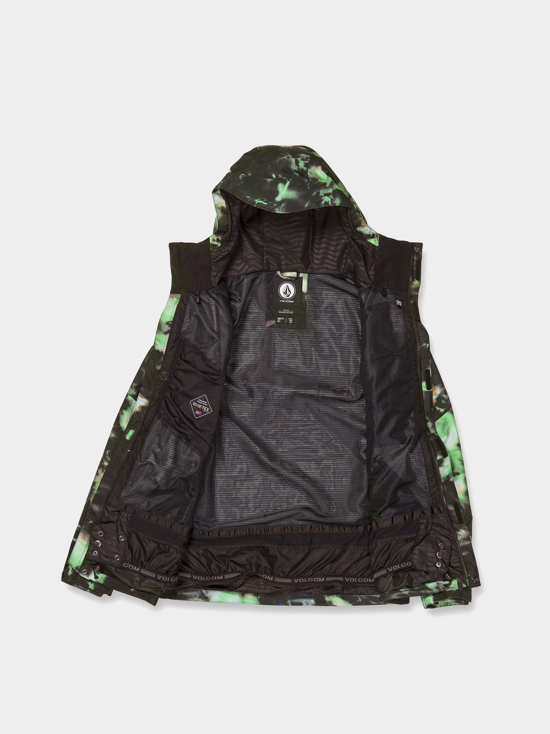 【ssettoo】VOLCOM GORE-TEX ジャケット Volcom L Gore Tex Snowboard jacket - multicolor (spritz black)