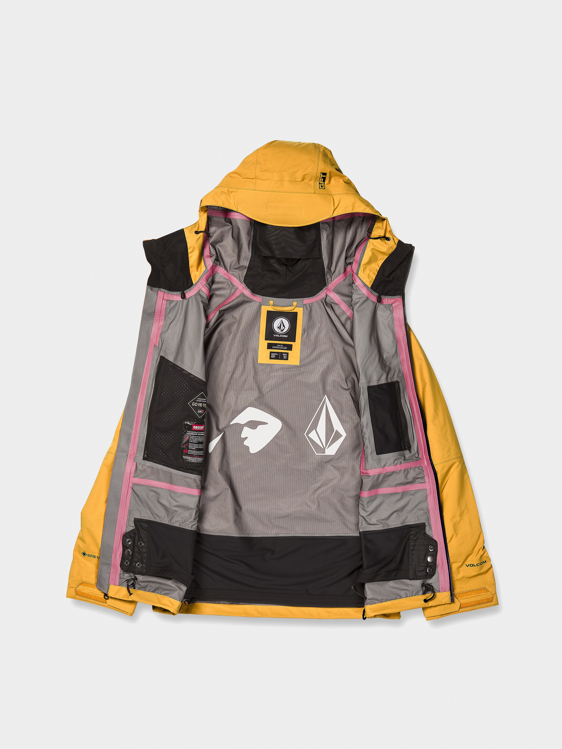 Mens Volcom Guide Gore Tex Snowboard jacket (gold)