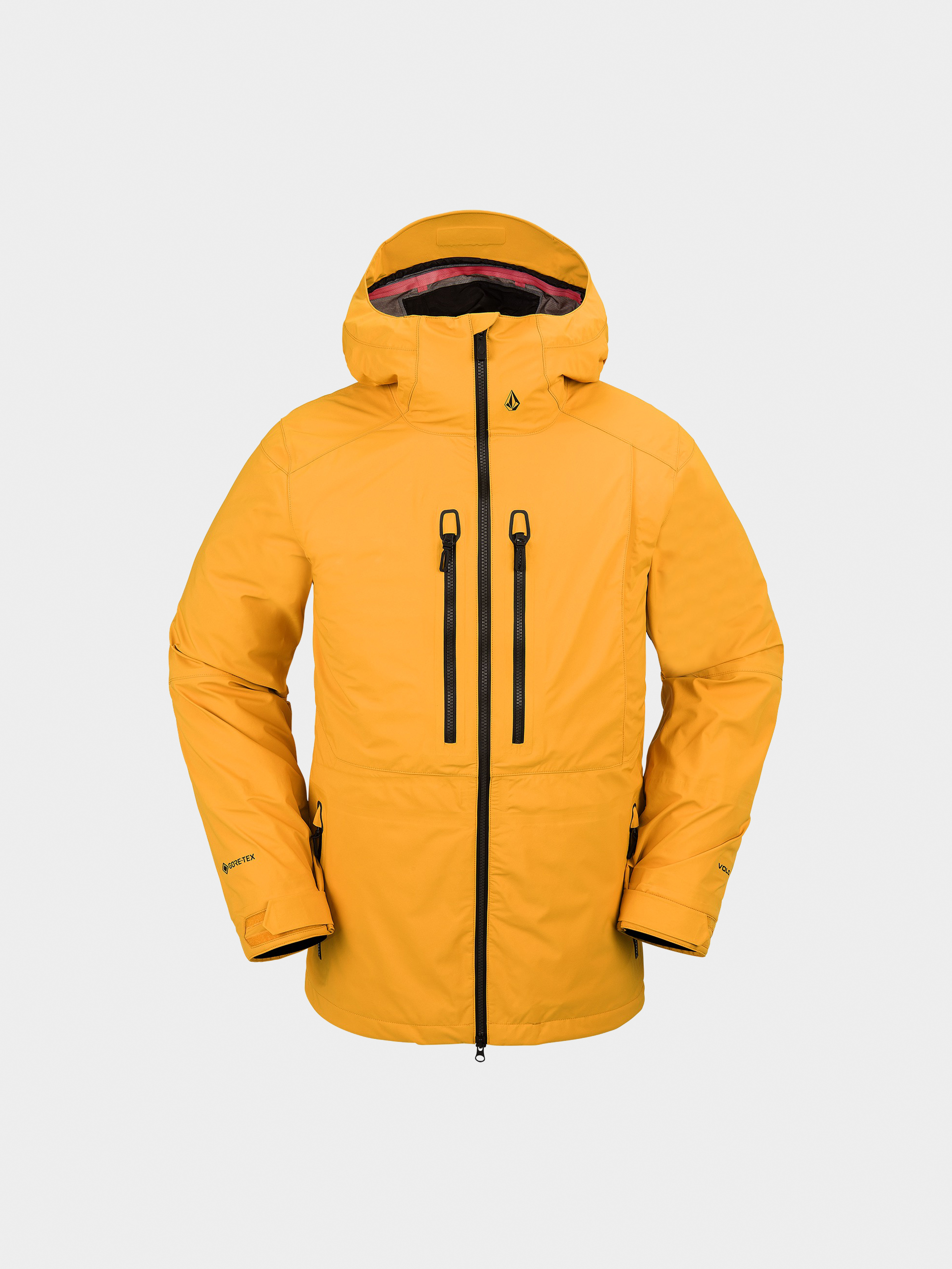 スノーボード Volcom WOMENS HAILYN JACKET RESIN GOLD Volcom Guide Gore Tex Snowboard jacket - yellow (gold)