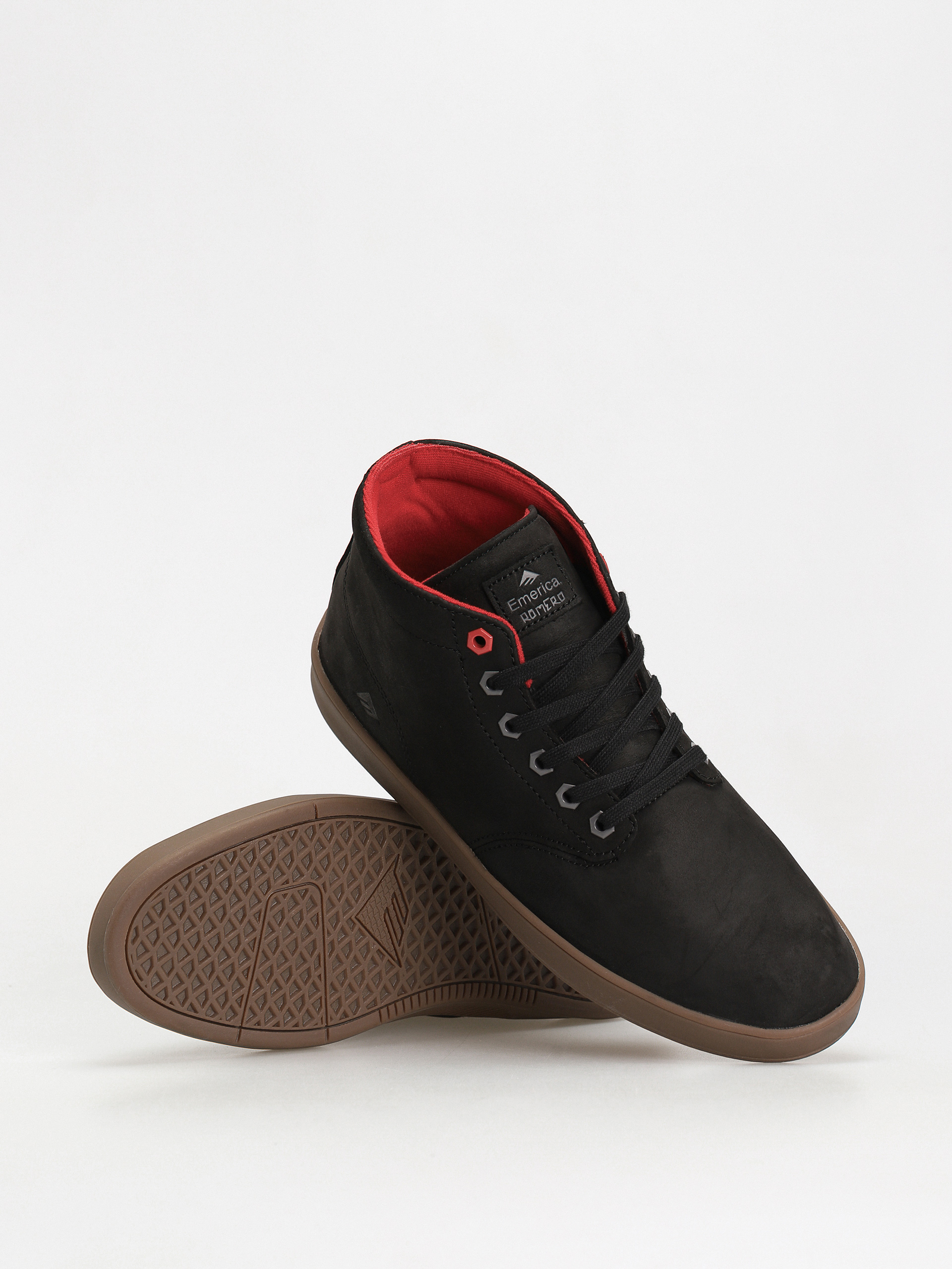 Emerica Romero Laced High X Biltwell Shoes (black/gum)
