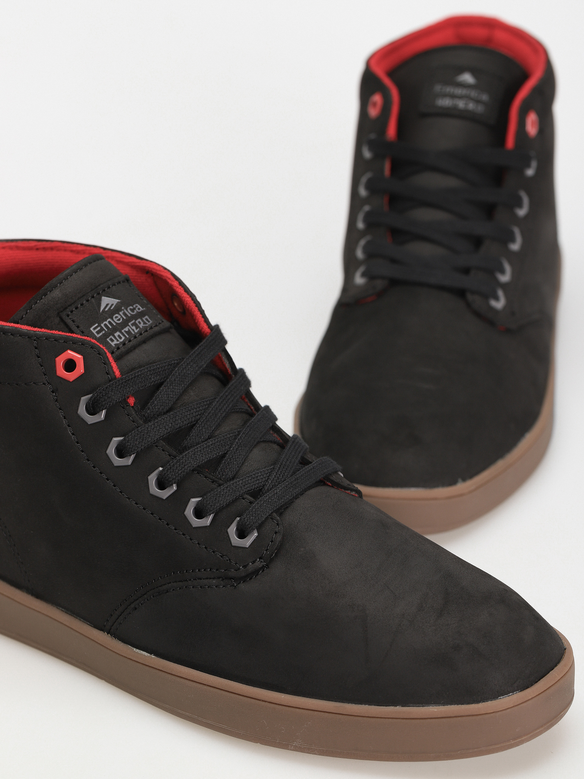 Emerica Romero Laced High X Biltwell Shoes (black/gum)