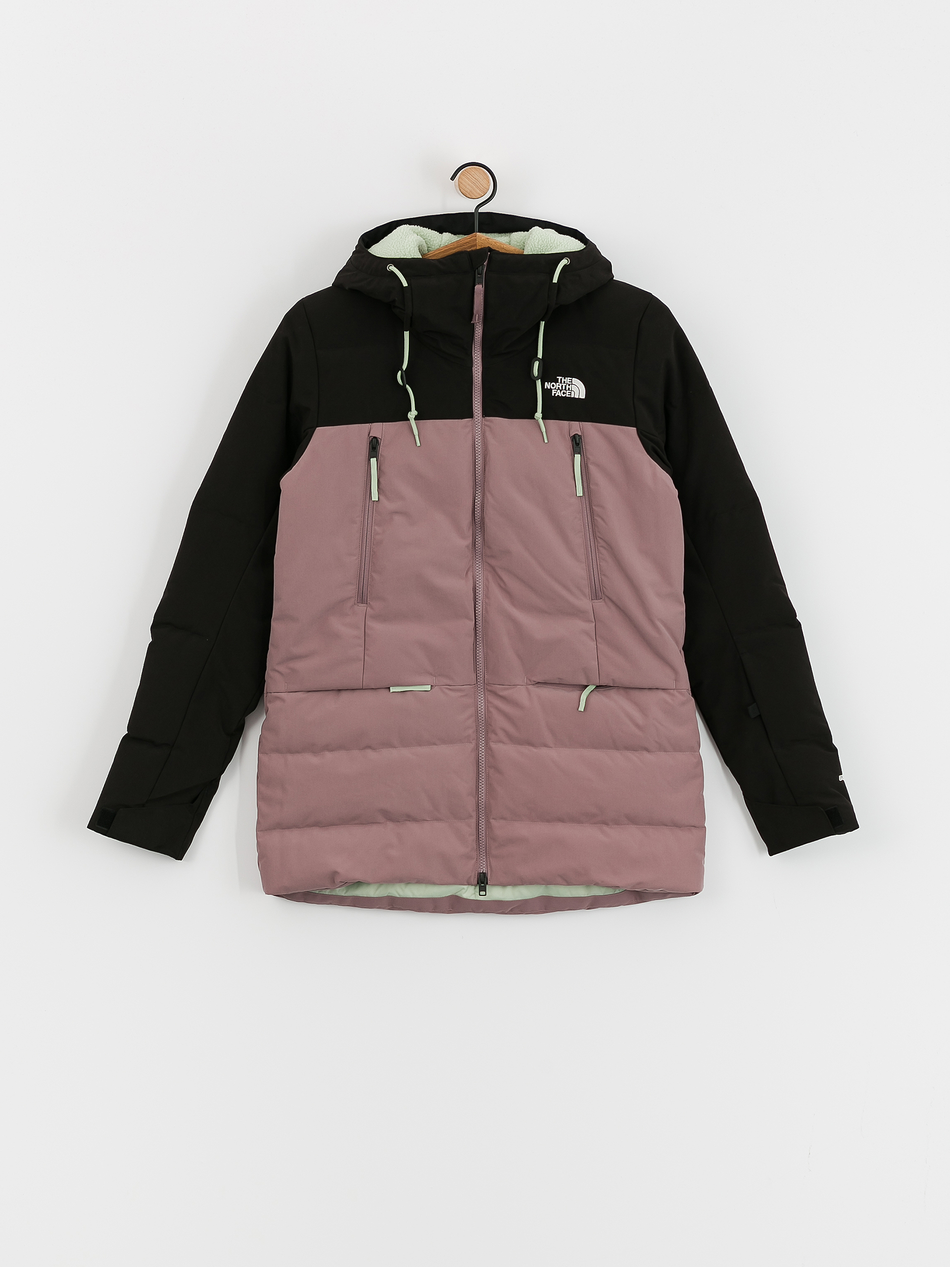 Womens The North Face Pallie Snowboard jacket (fawn grey/tnf black)