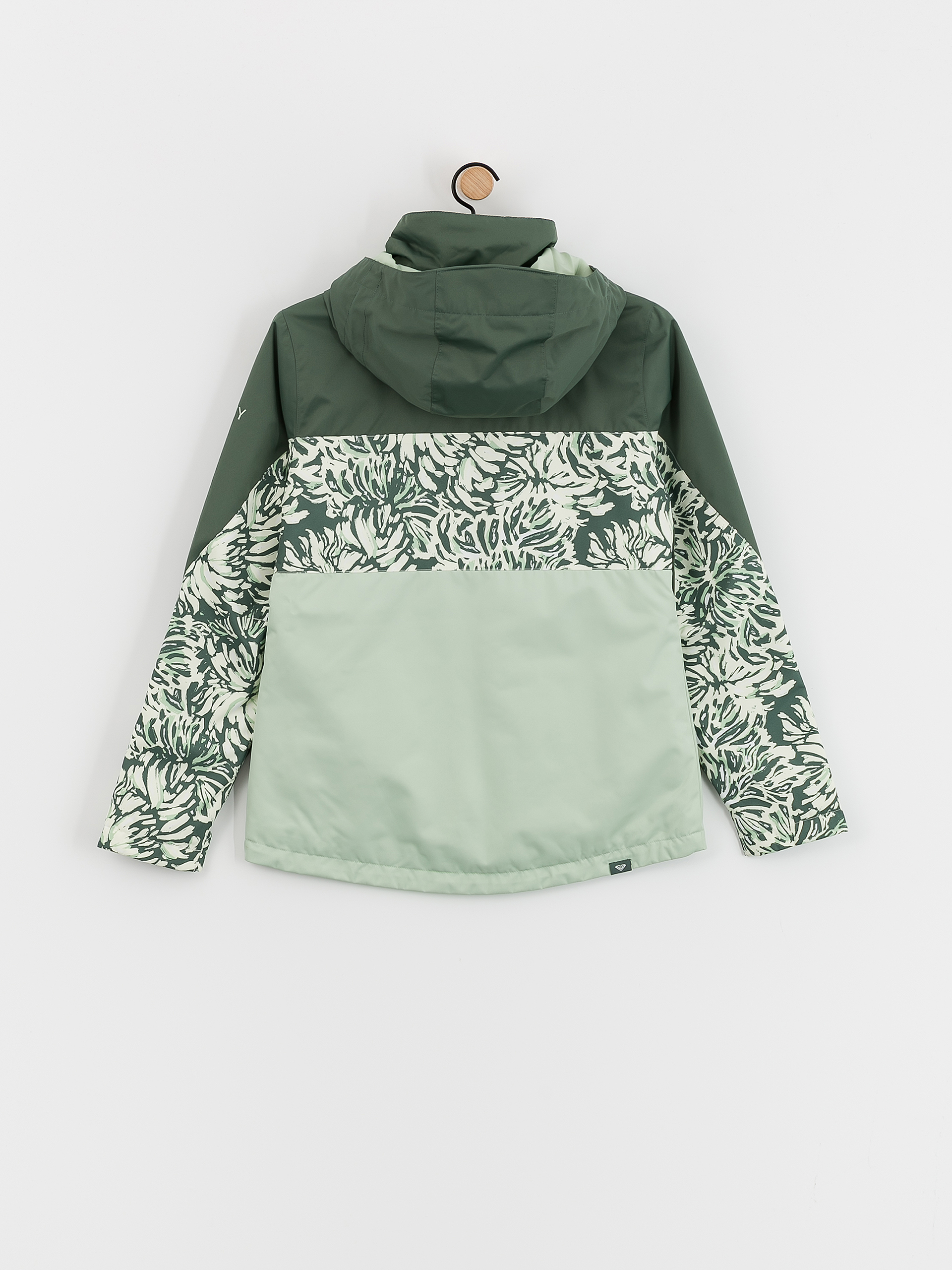 Womens Roxy Jetty Block Snowboard jacket (dark forest wild)