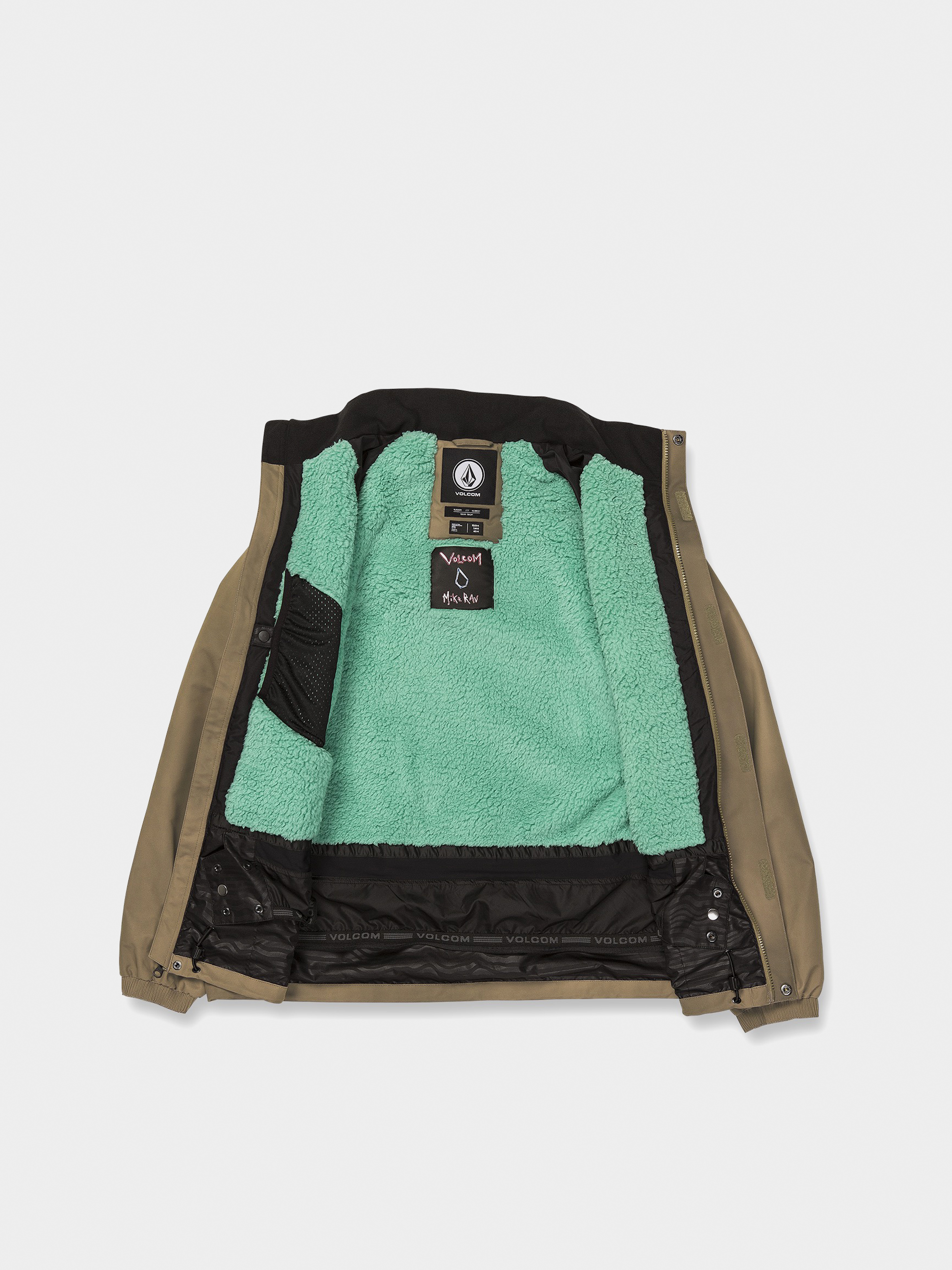 Herren Volcom Ravraah Snowboardjacke (water teak)