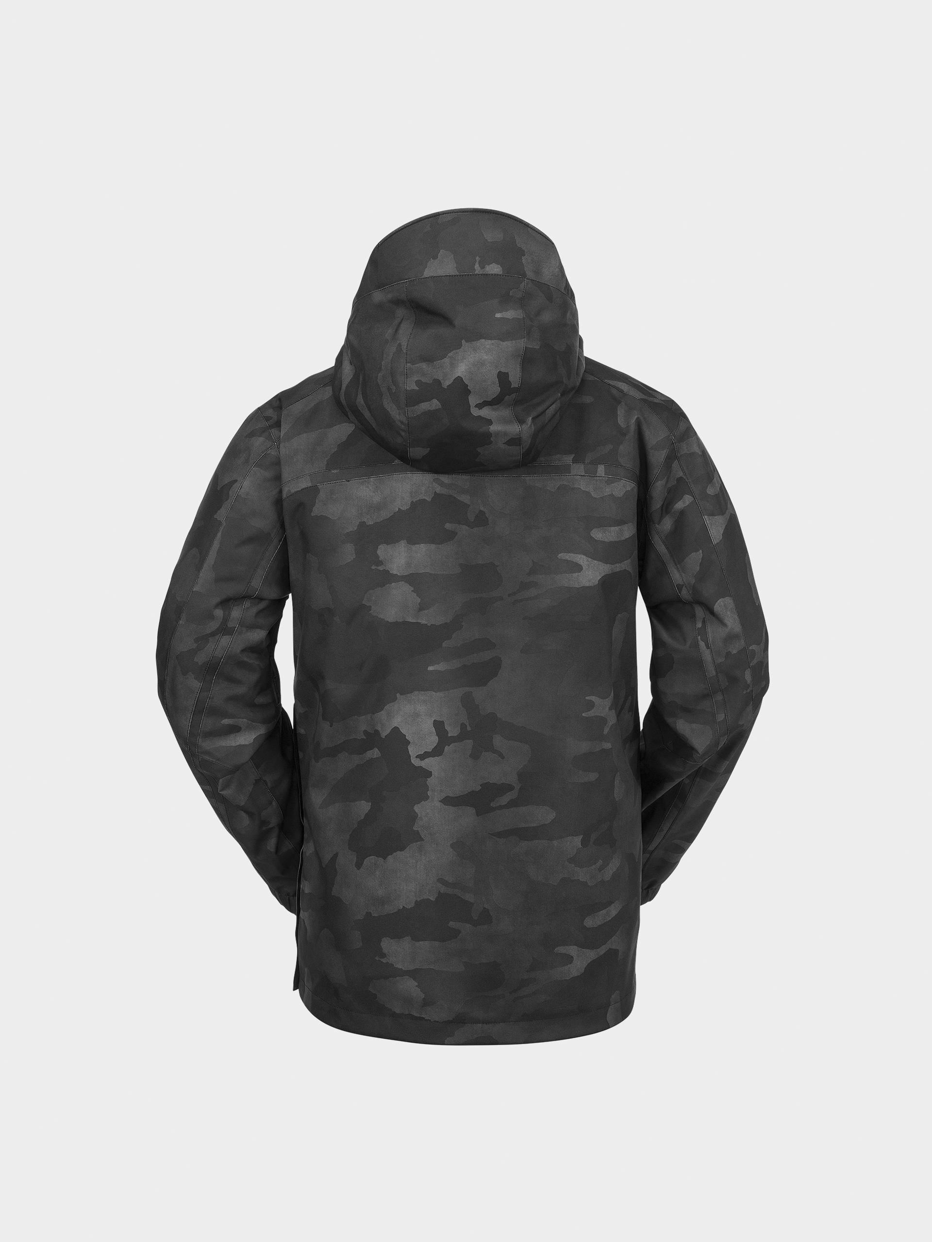 Mens Volcom Brighton Pullover Snowboard jacket (black camo)