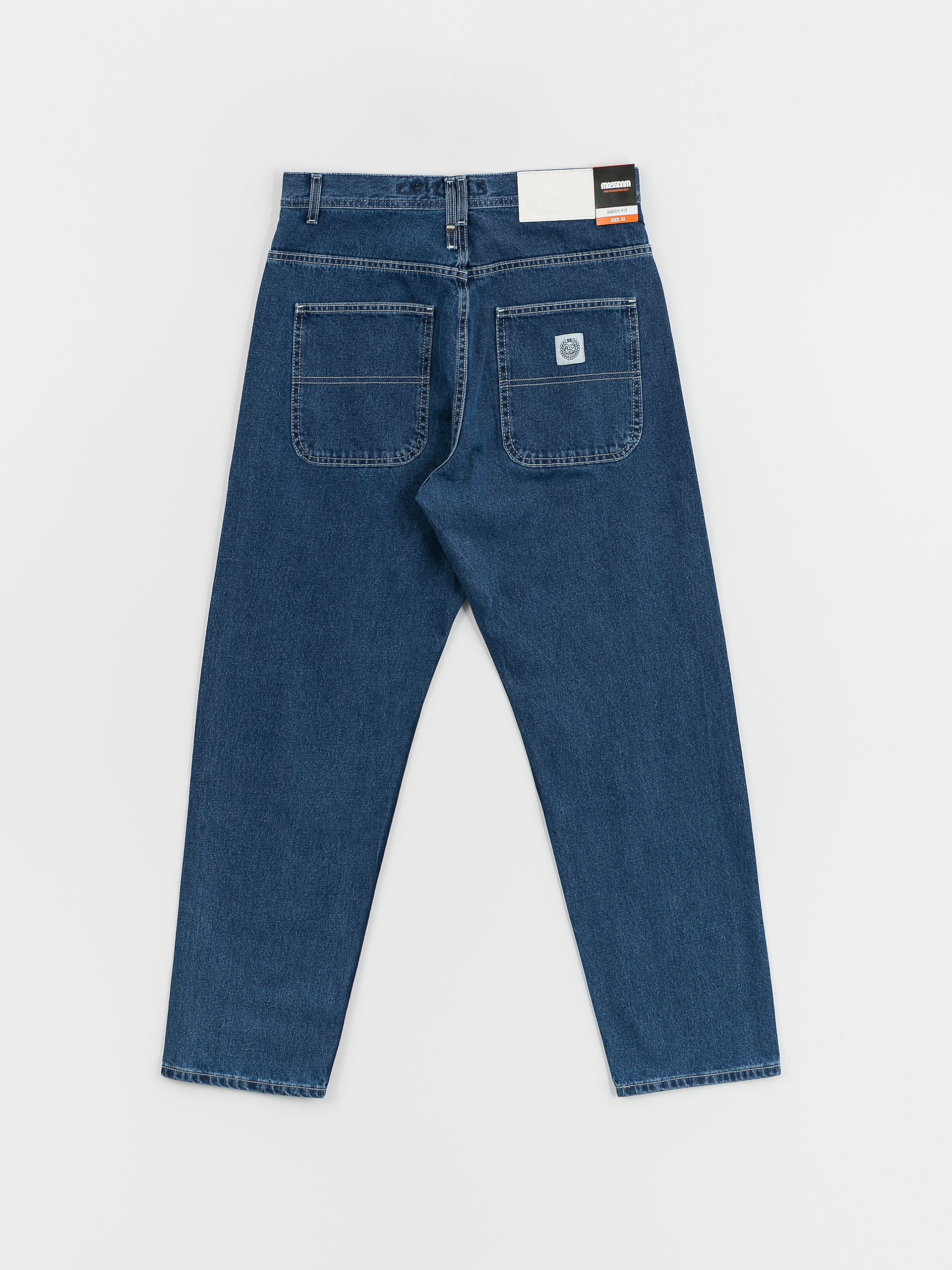 MassDnm Craft Jeans Baggy Fit Pants (blue)
