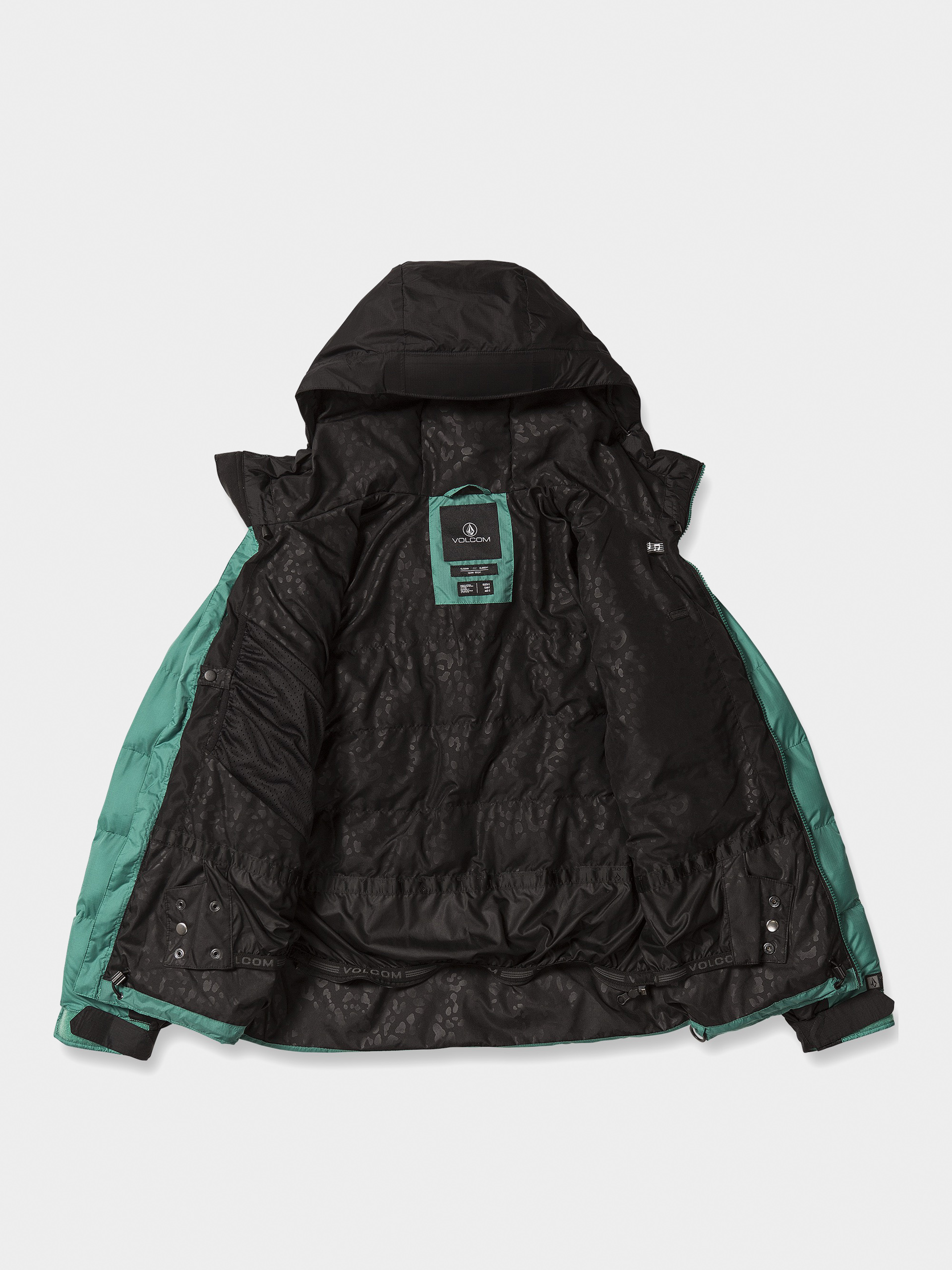 Womens Volcom Puffleup Snowboard jacket (vibrant green)