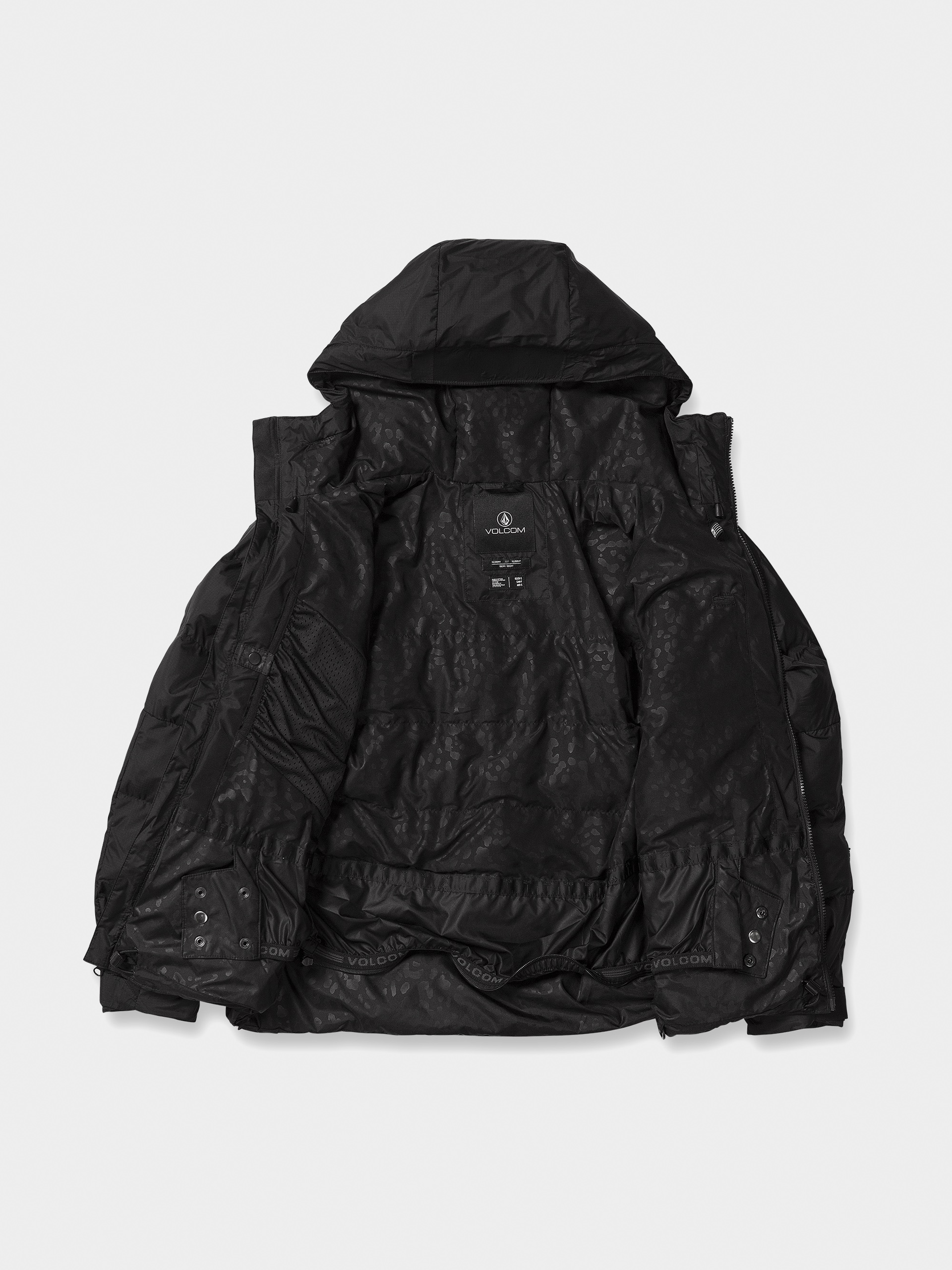 Womens Volcom Puffleup Snowboard jacket (black)