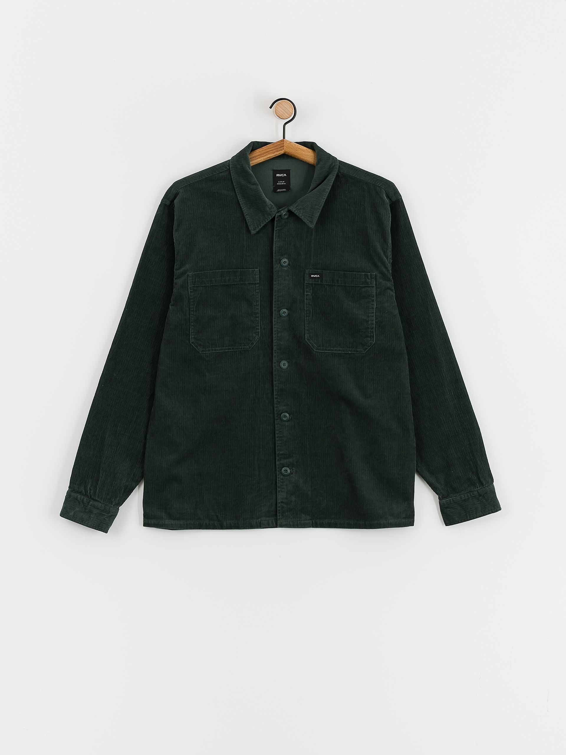 RVCA Americana Corduroy Shirt (hunter green)