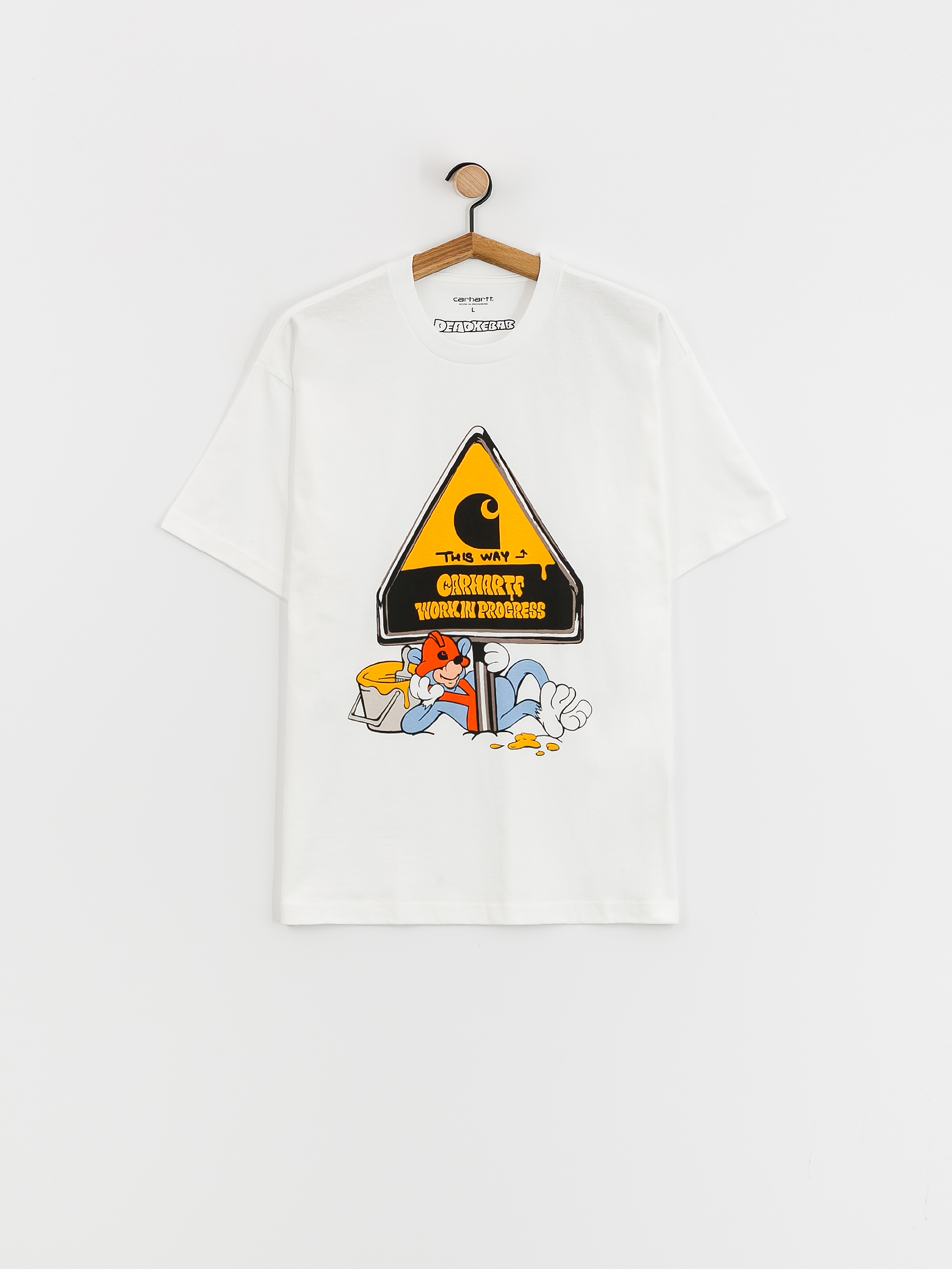 Carhartt WIP Deadkebab Workin On It T-shirt (white)