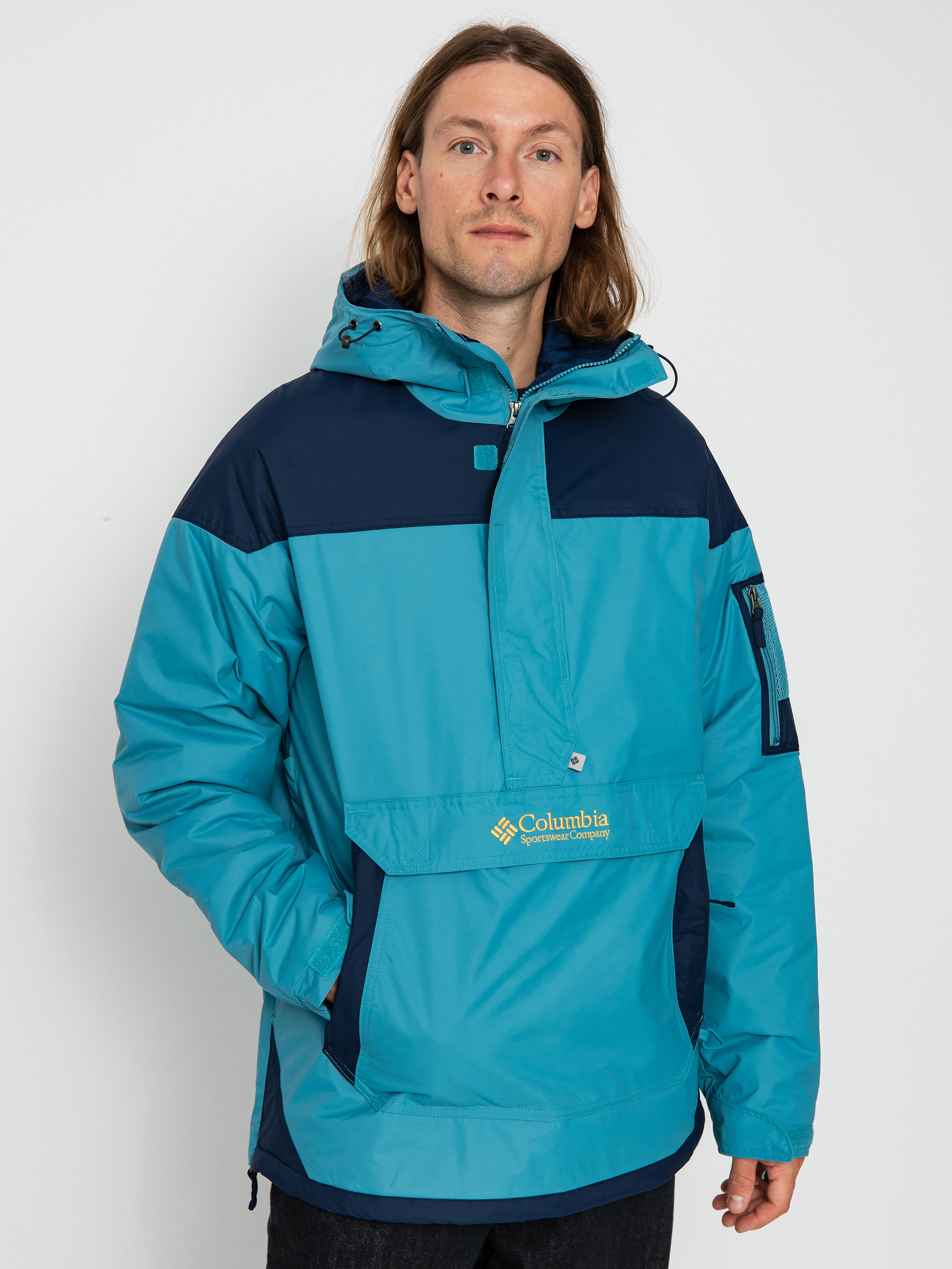 Columbia Challenger Pullover Jacket (shasta/collegiate navy)