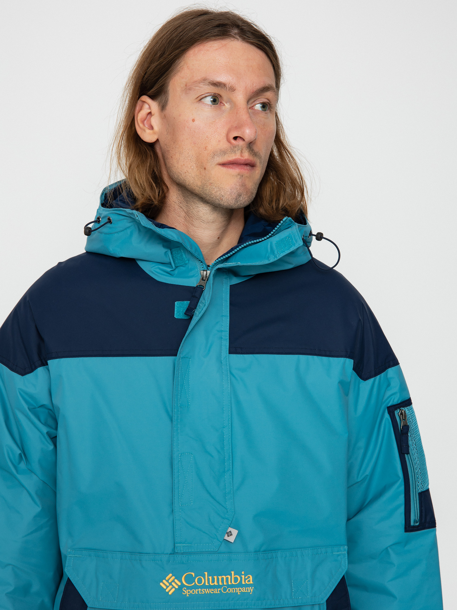 Columbia Challenger Pullover Jacket (shasta/collegiate navy)