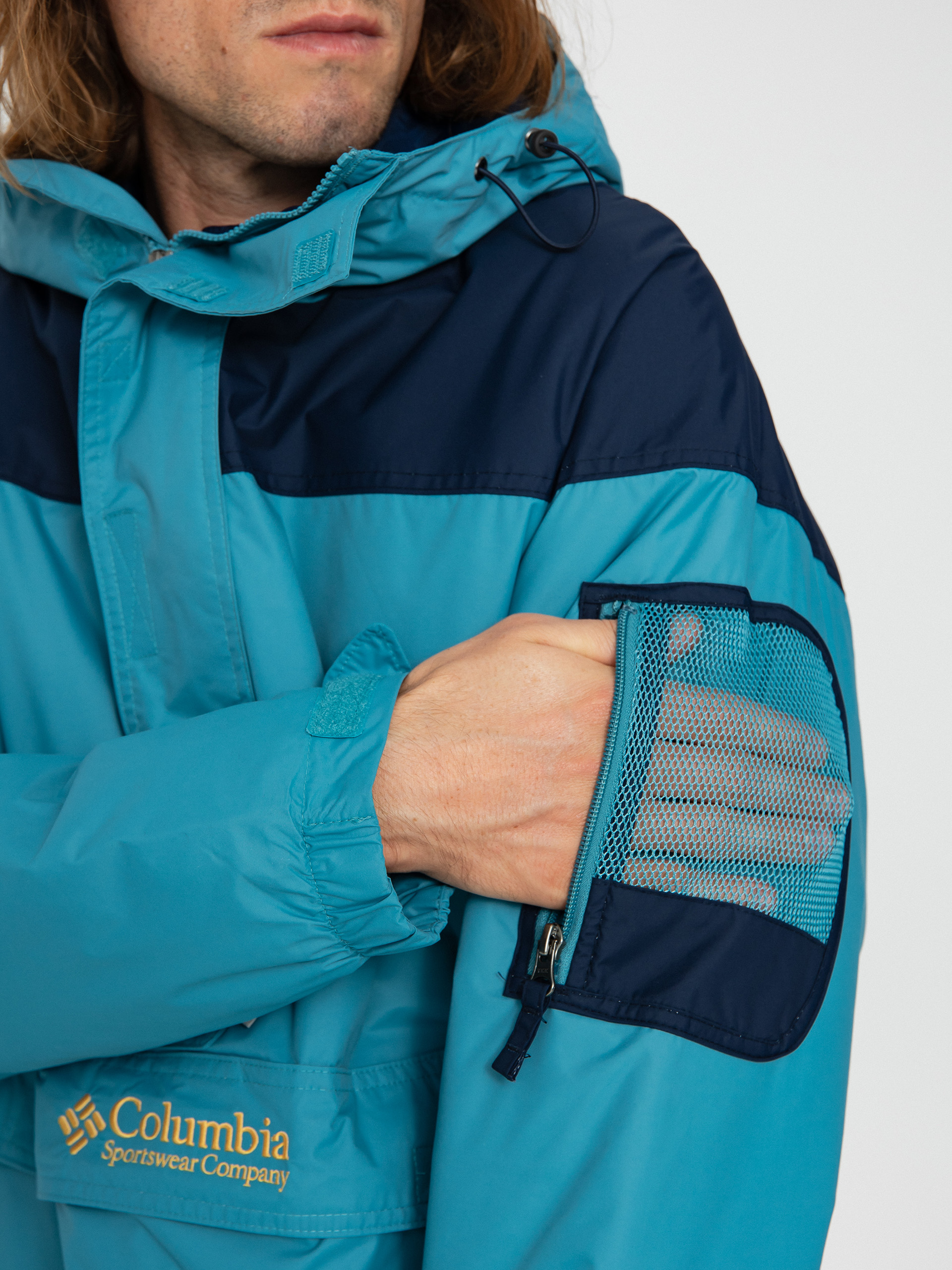 Columbia Challenger Pullover Jacket (shasta/collegiate navy)