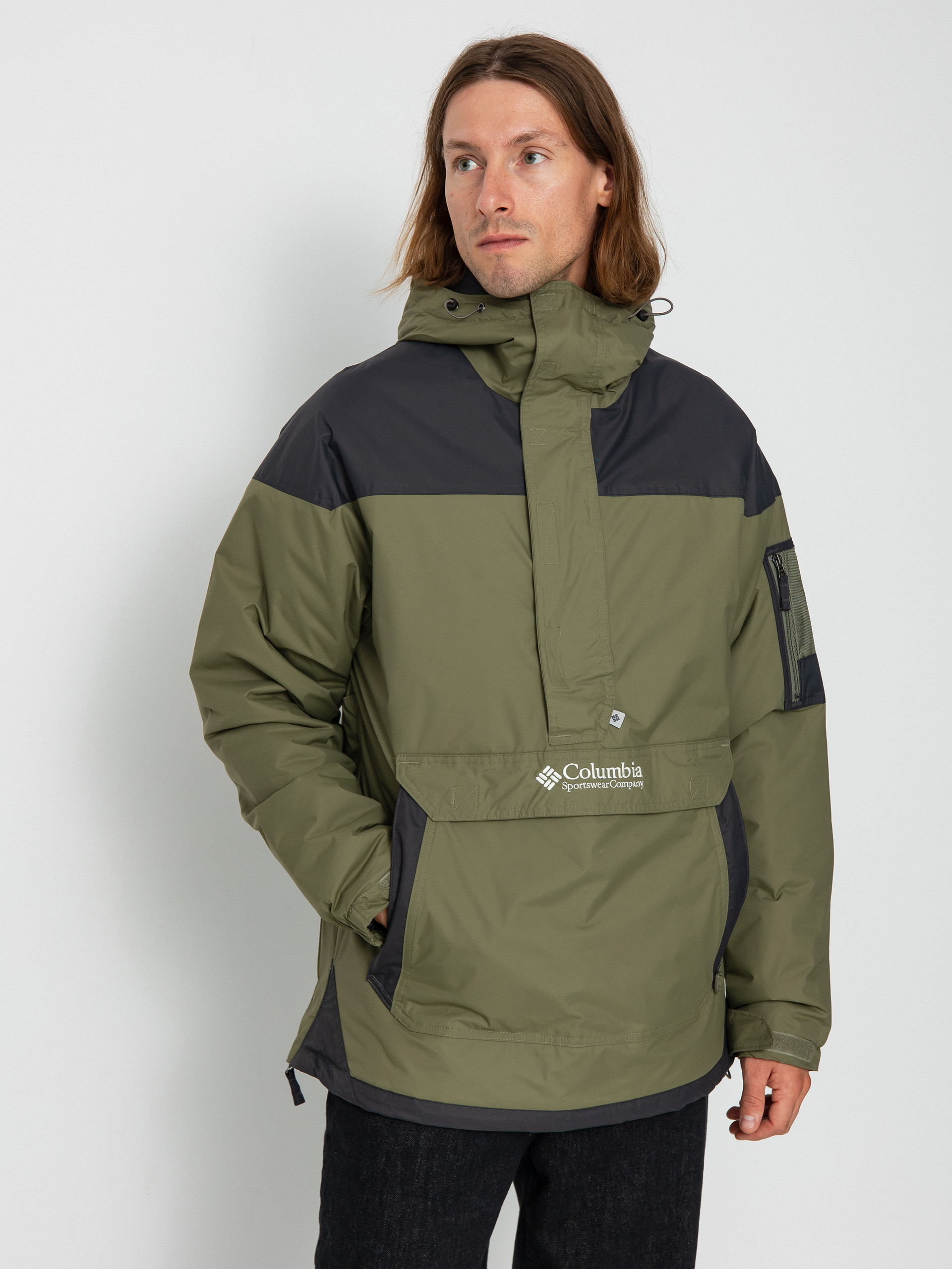 Columbia Challenger Pullover Jacket (stone green/shark)