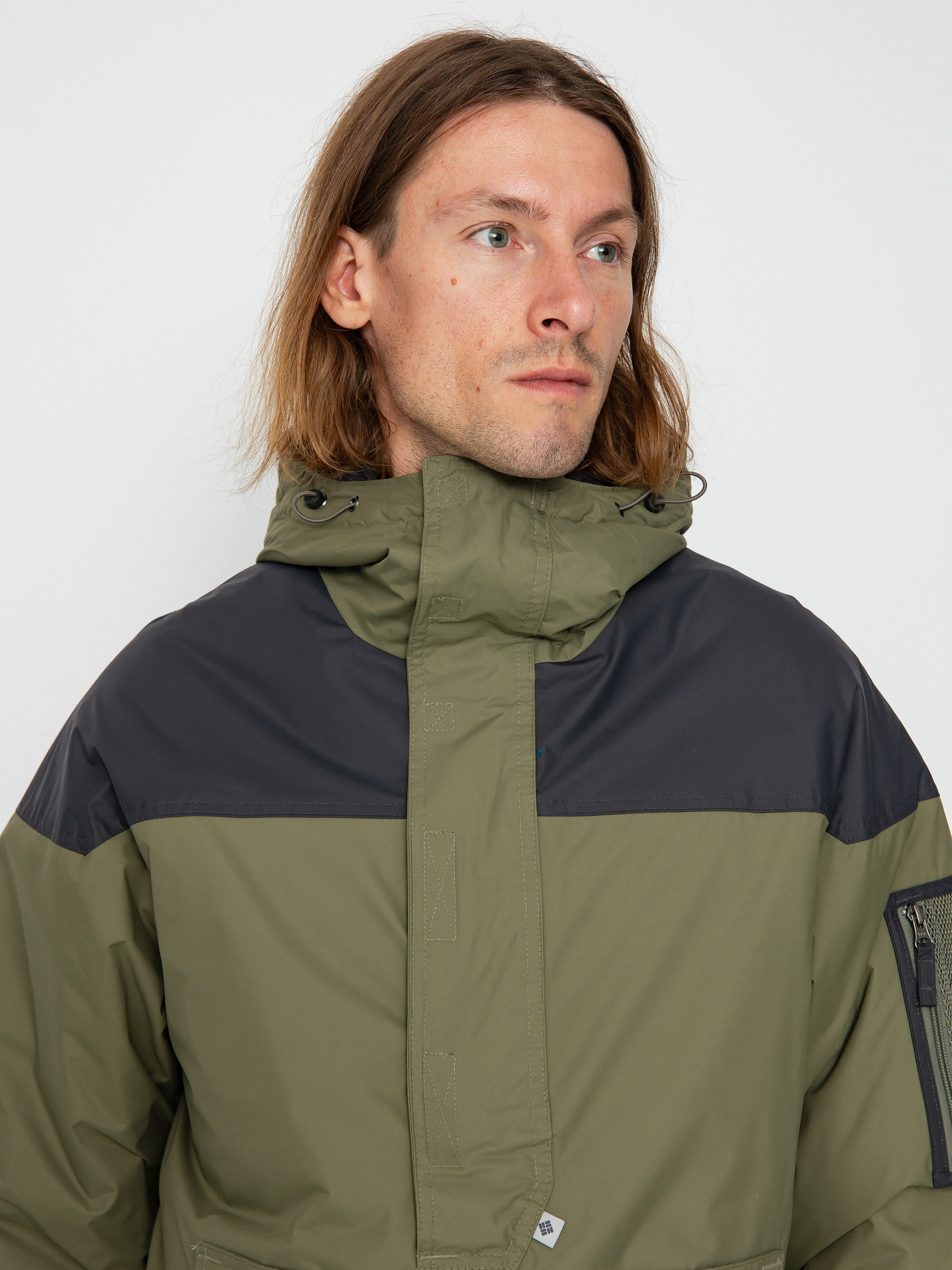 Columbia Challenger Pullover Jacke (stone green/shark)