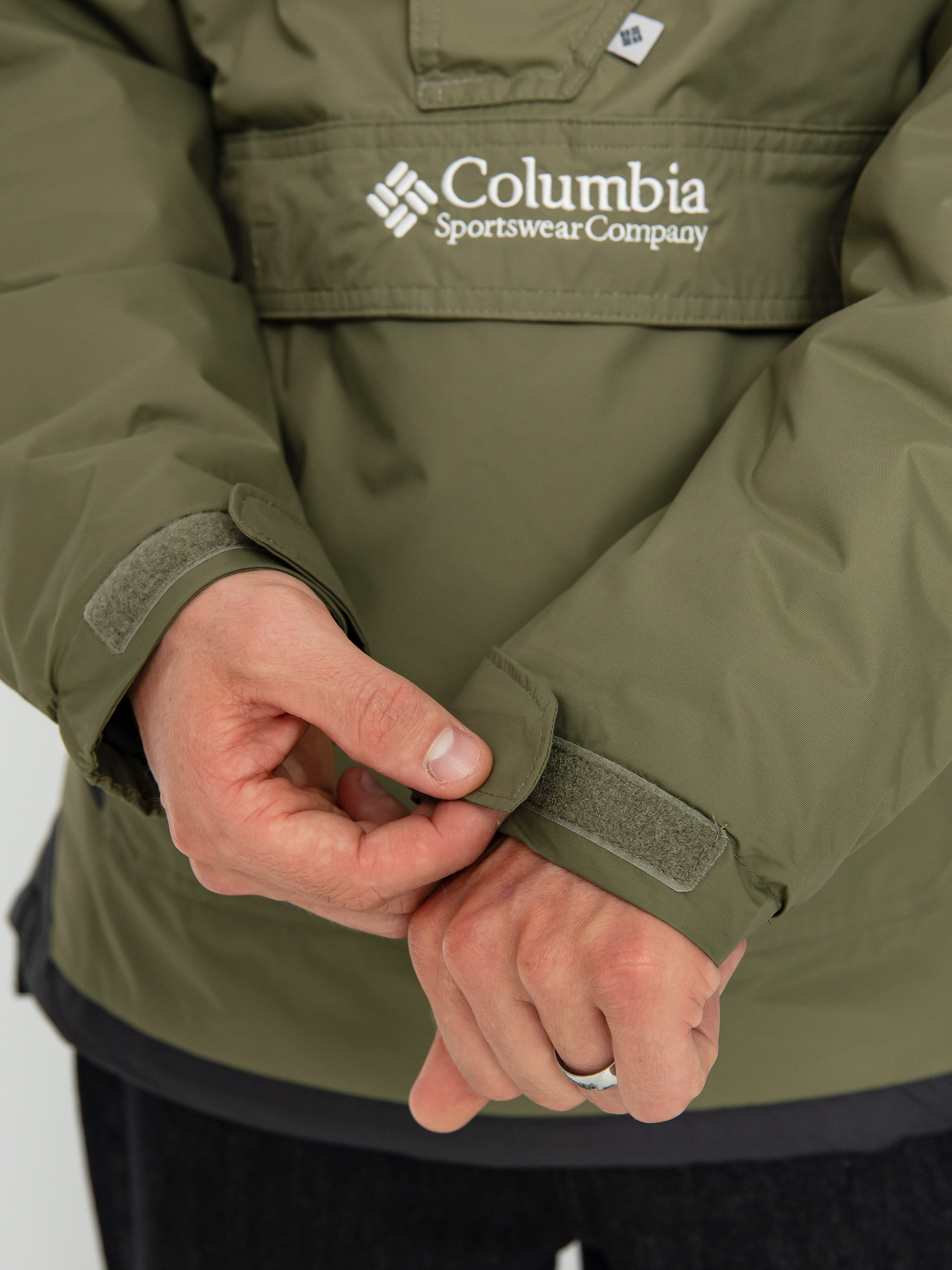 Columbia Challenger Pullover Jacke (stone green/shark)
