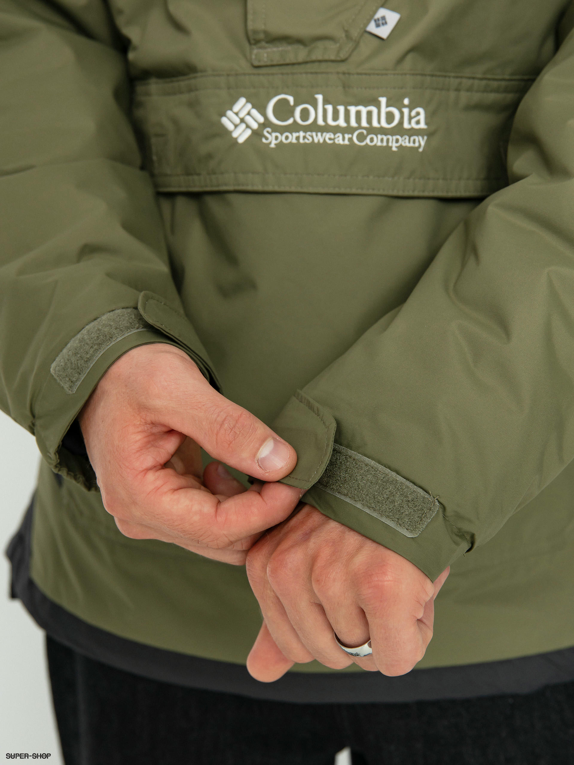 Columbia Challenger Pullover Jacket (stone green/shark)