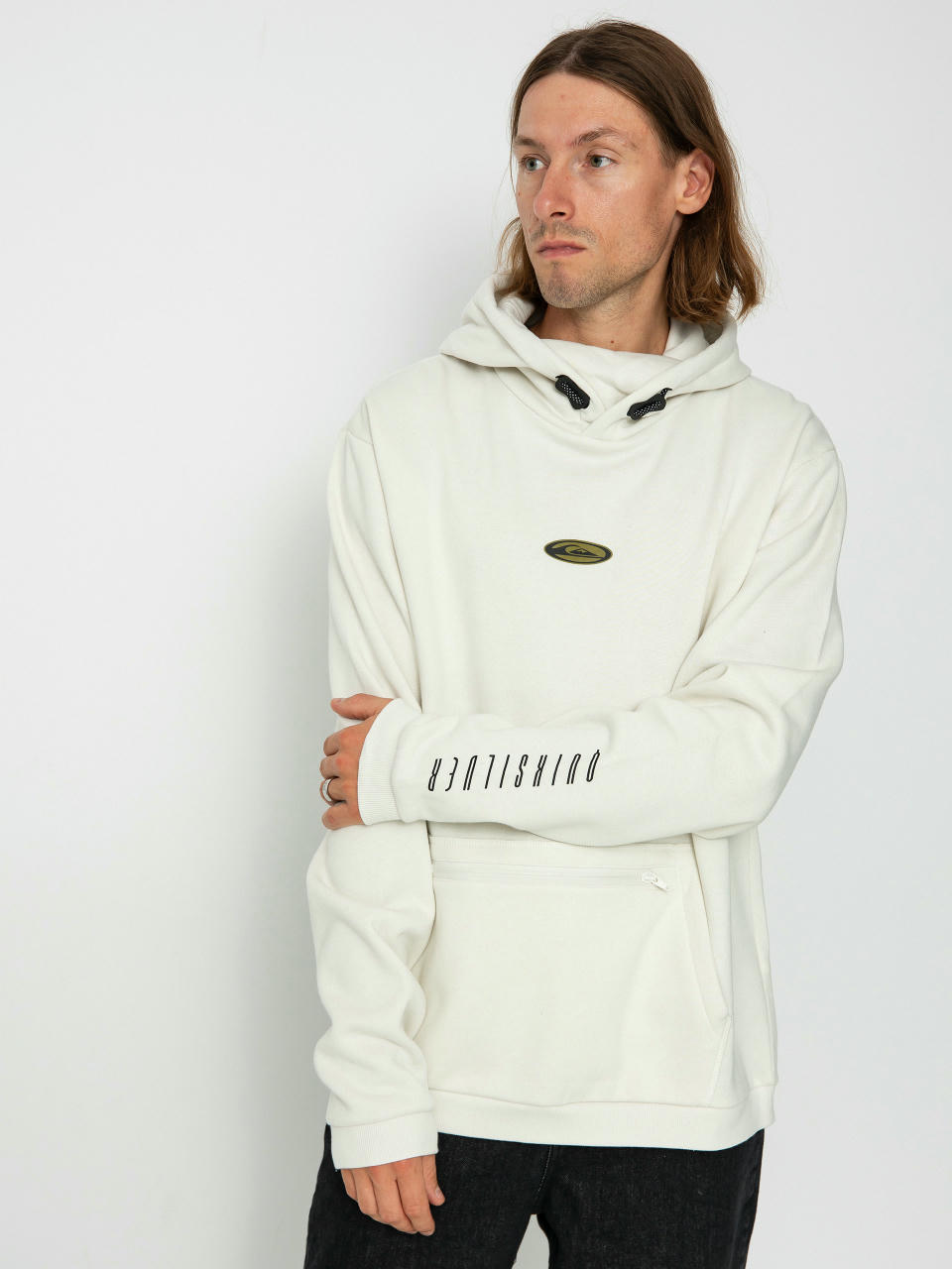 Quiksilver Big Logo Tech HD Active sweatshirt (nimbus cloud)