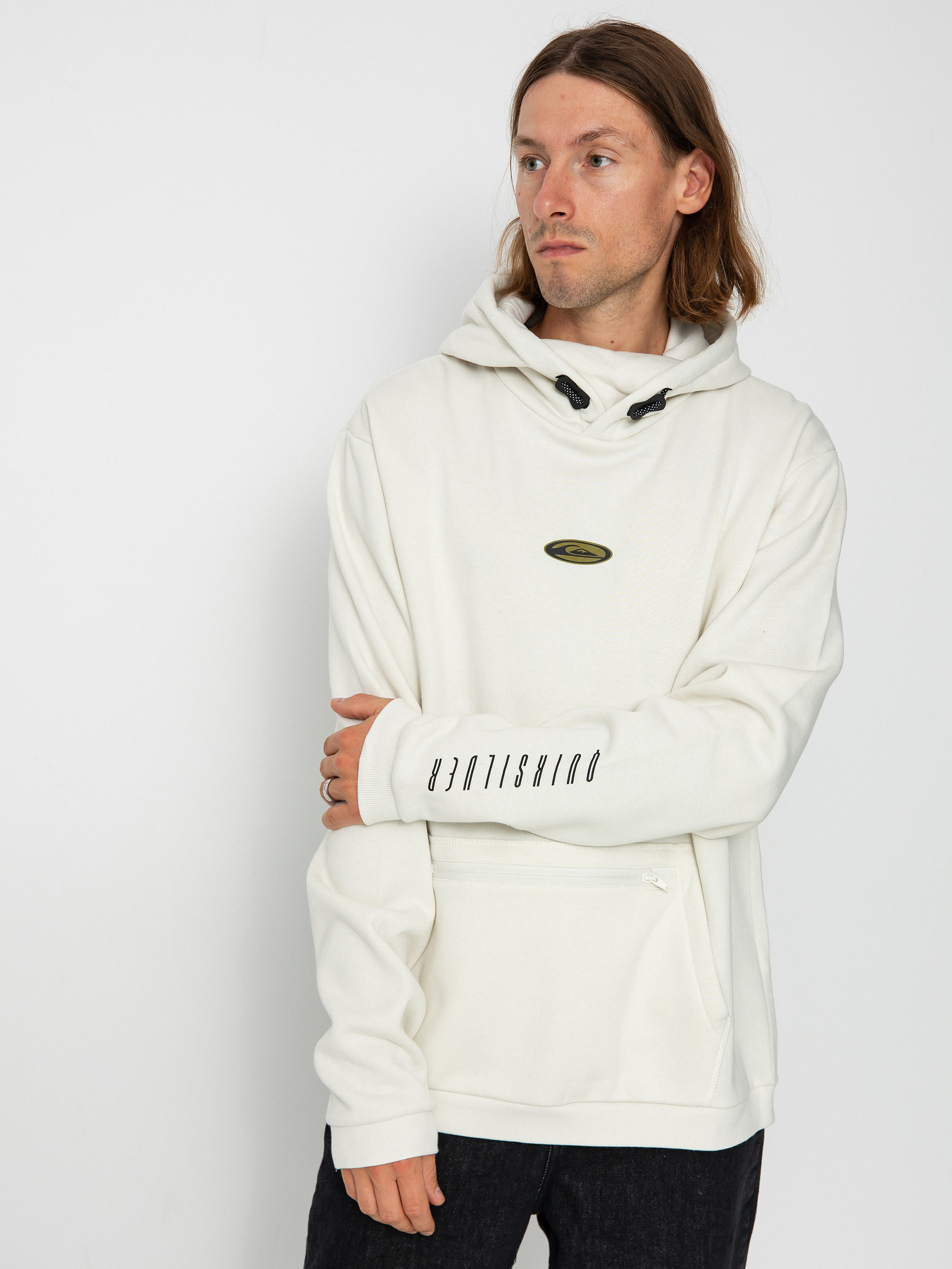 Quiksilver Big Logo Tech HD Aktives sweatshirt (nimbus cloud)