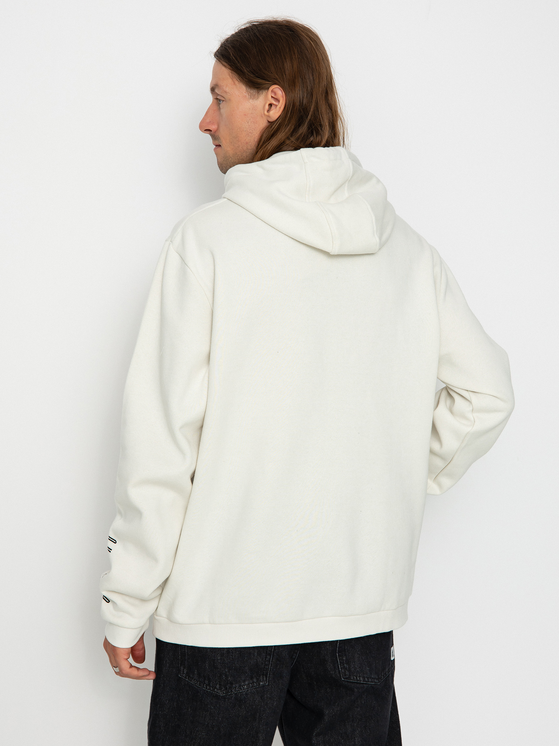 Herren Quiksilver Big Logo Tech HD Aktives sweatshirt (nimbus cloud)