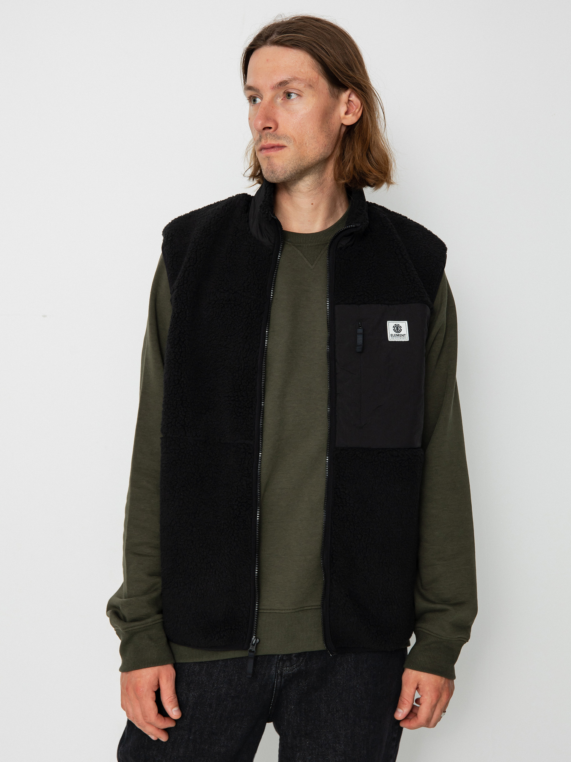 Element Kamizelka Lake Sherpa Jacket (jet black)