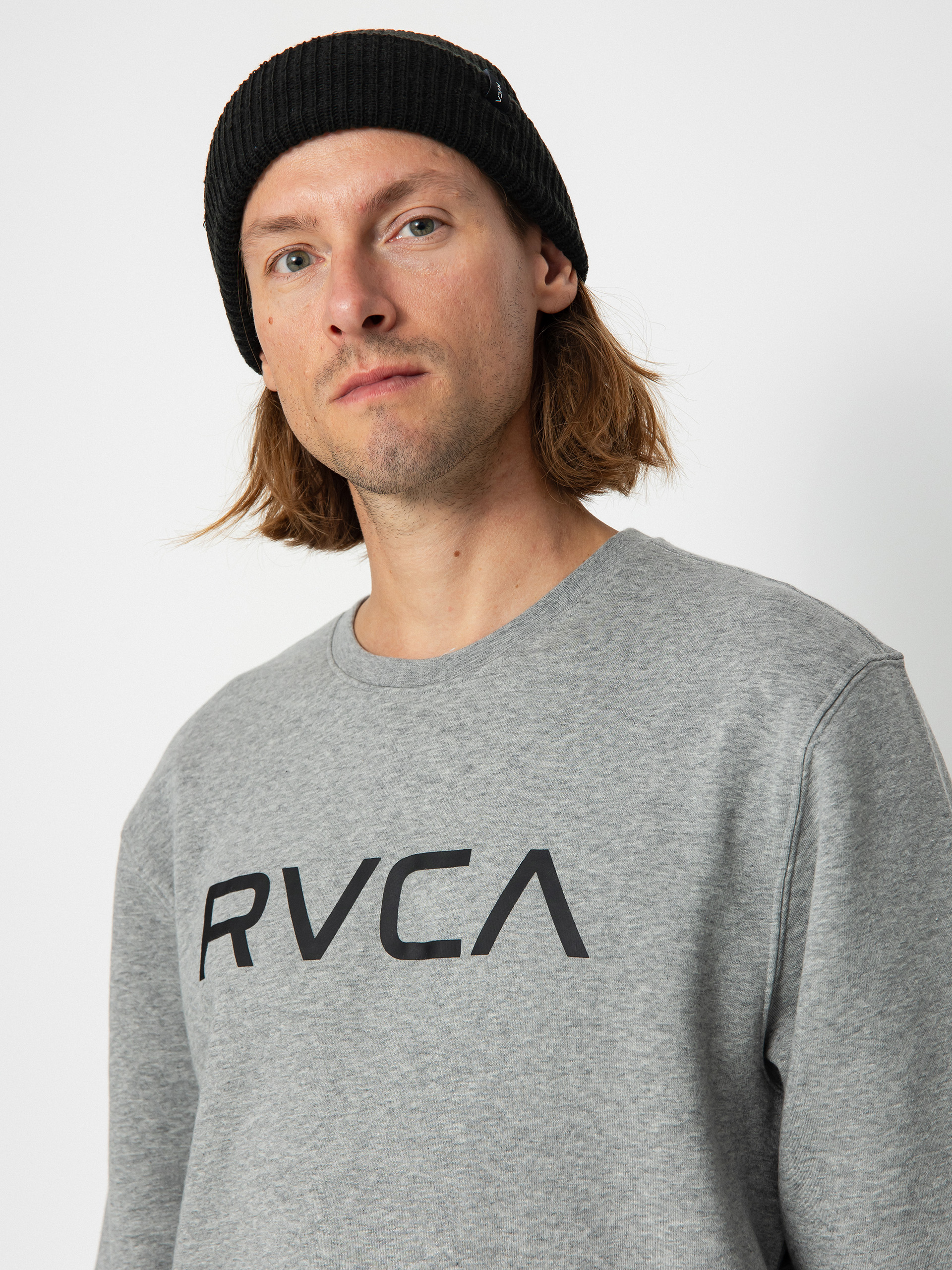RVCA Big Rvca Crew Sweatshirt (athletic heathe)