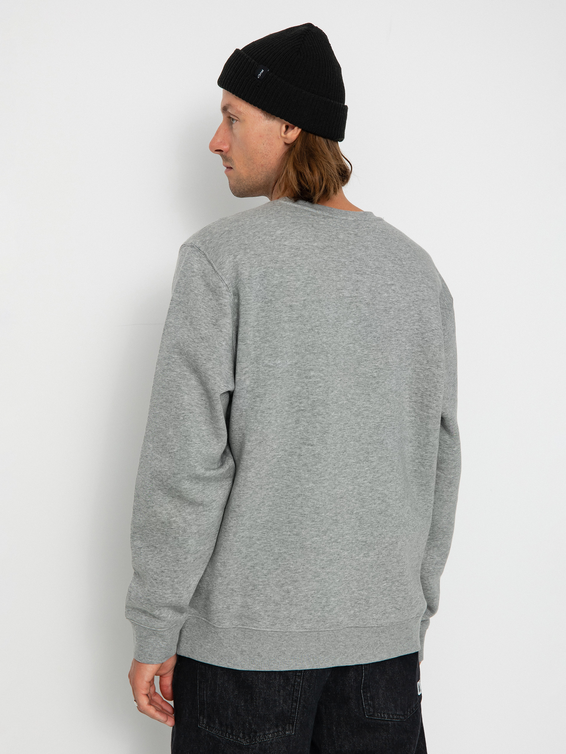 RVCA Big Rvca Crew Sweatshirt athletic heathe