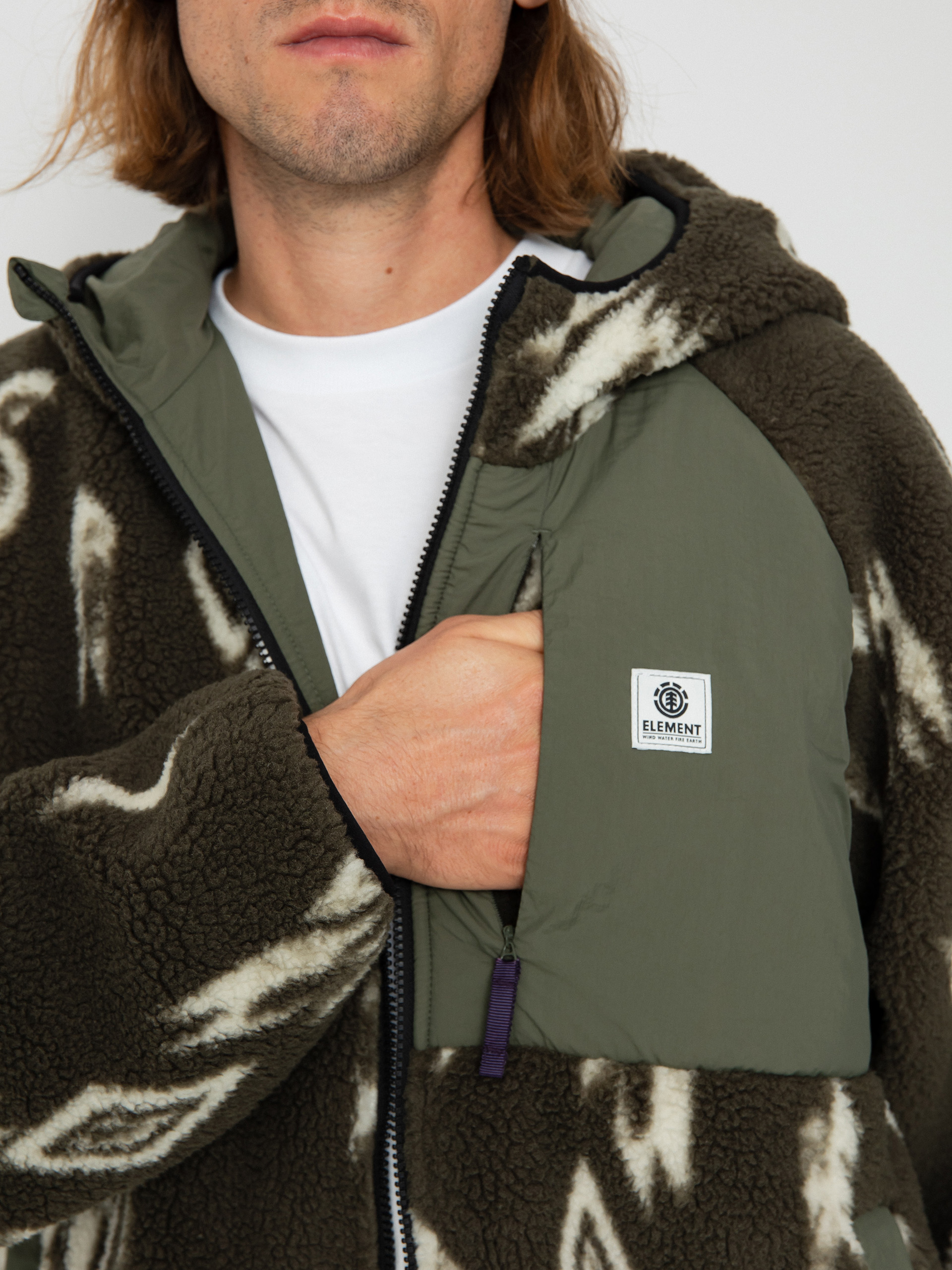 Element Wolfe Sherpa Jacket (beetle)