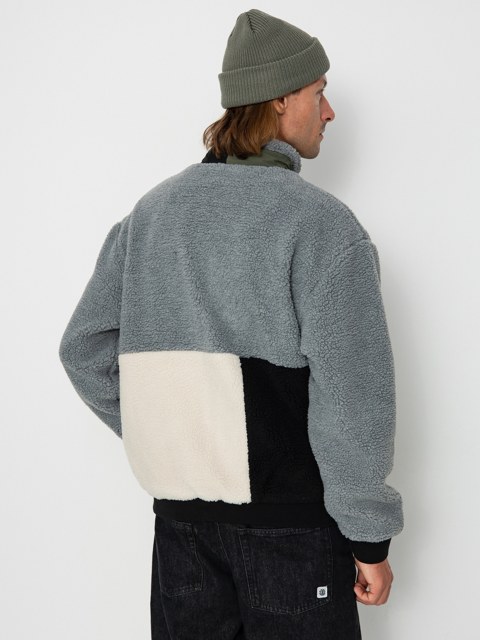 Element Oak Sherpa Jacket (mandarin red)