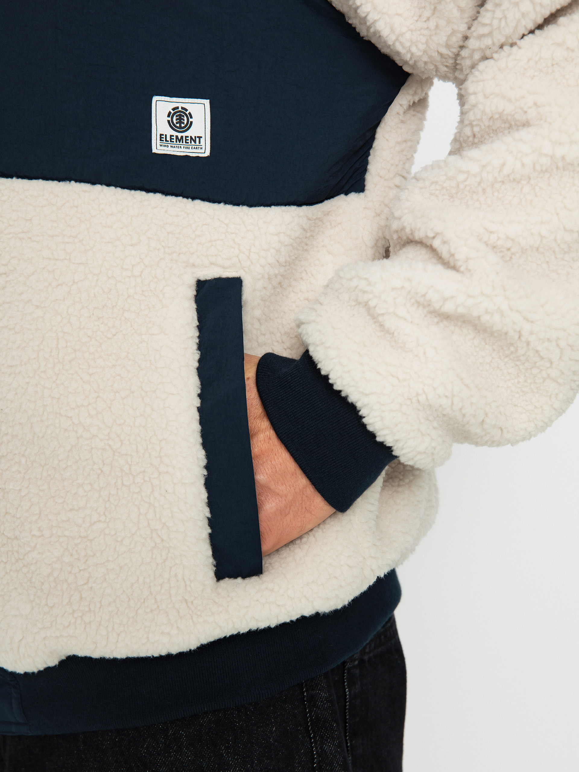 Element Oak Sherpa Jacke (egret)