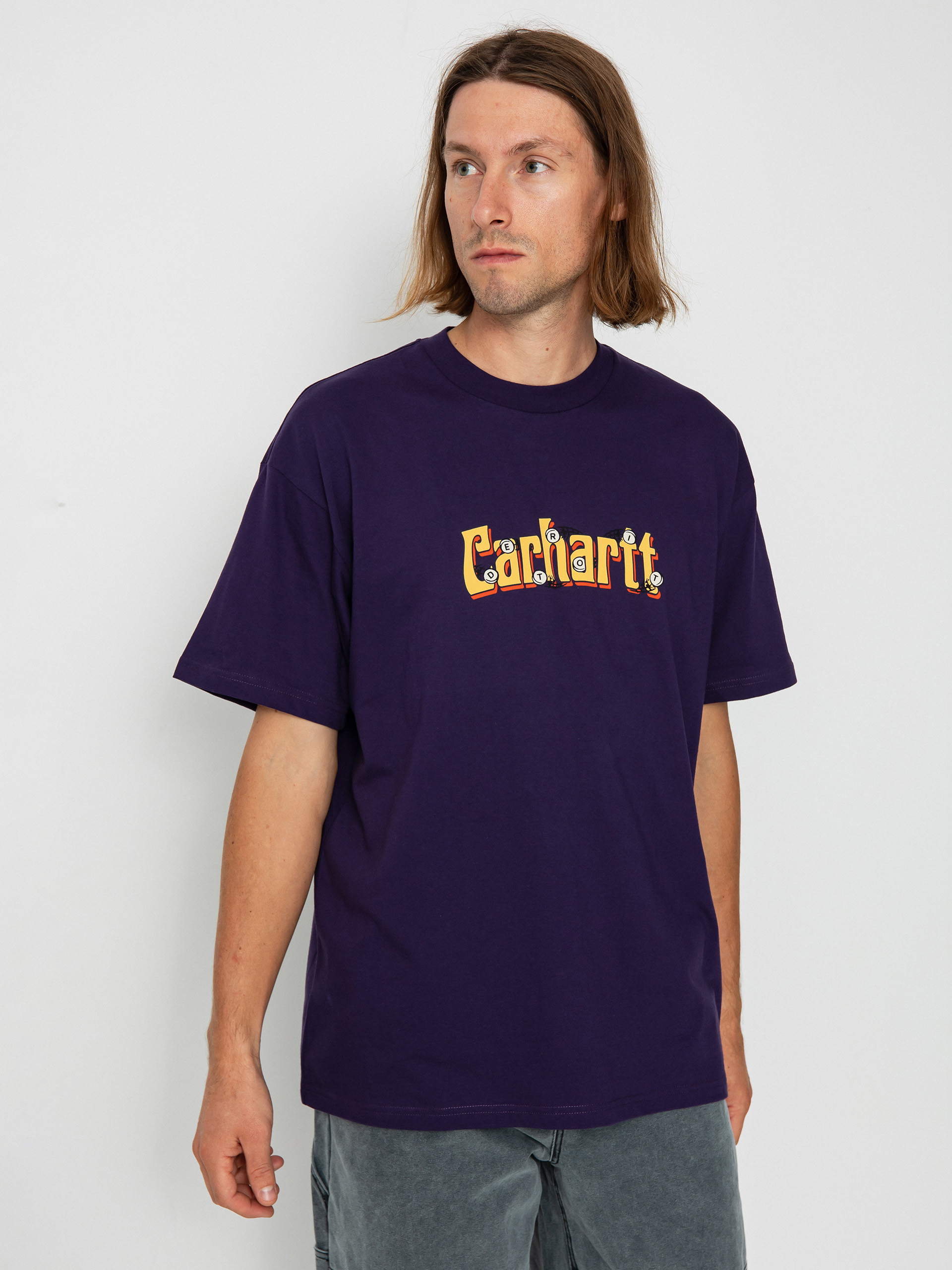 Carhartt WIP Spin Script T-Shirt (cassis)