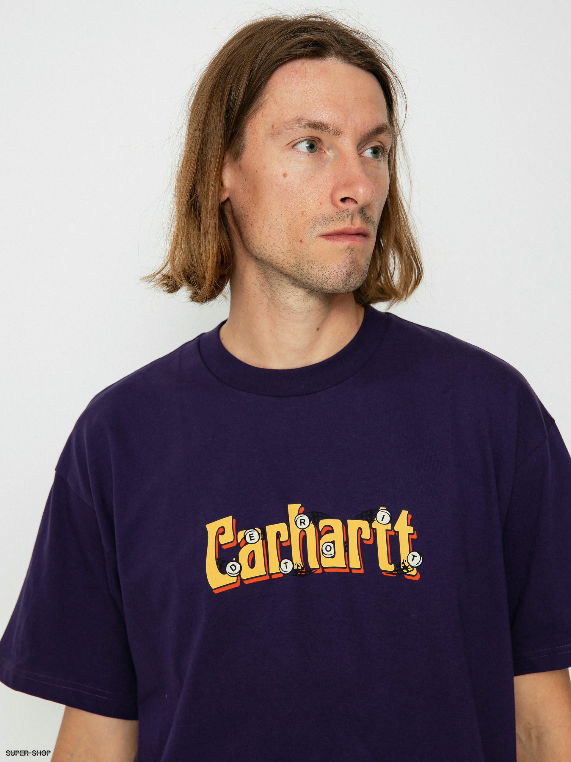 Carhartt WIP Spin Script T-shirt (cassis)