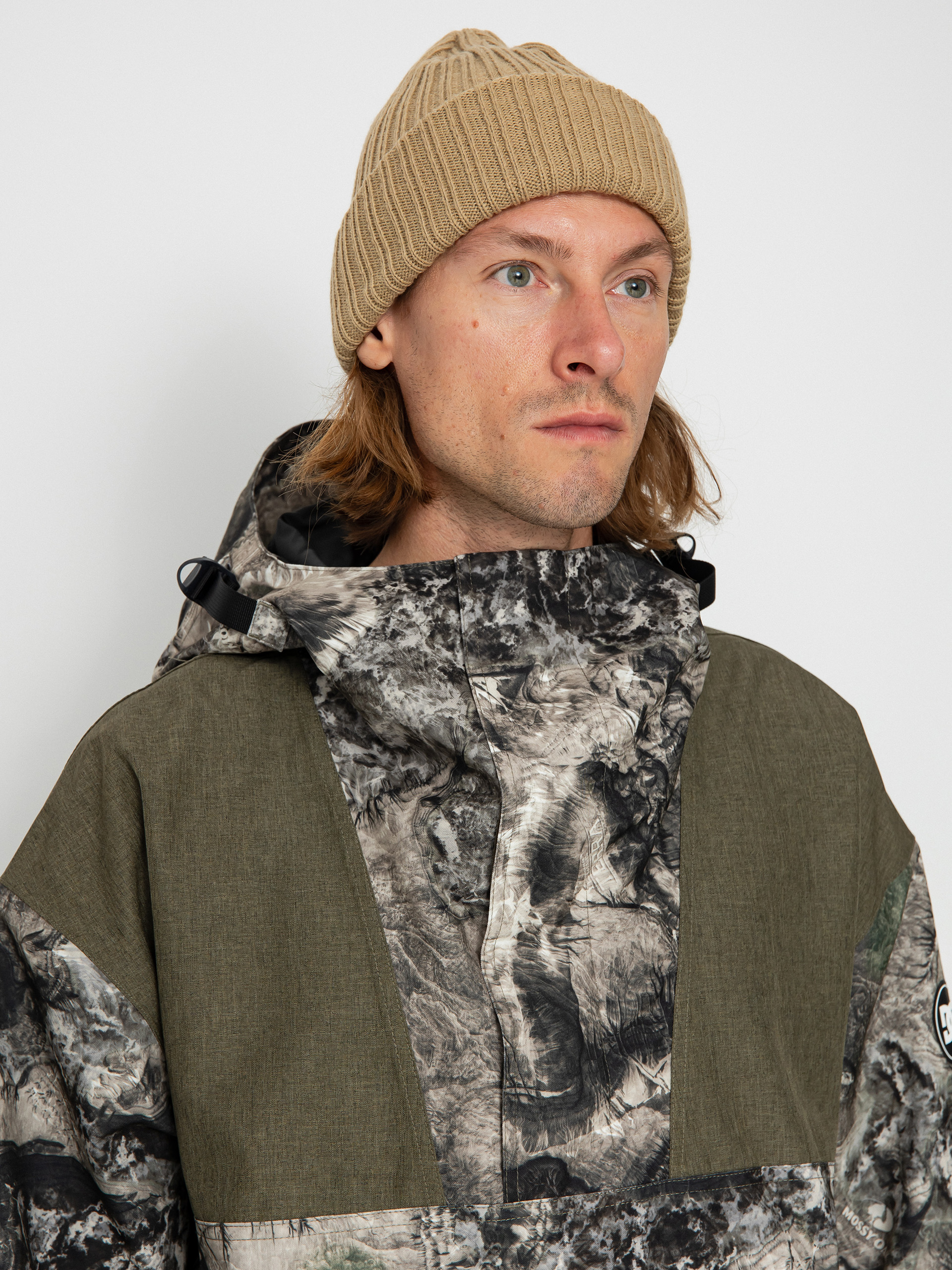 Mens DC 43 Anorak Snowboard jacket (mossy oak cyt camo)
