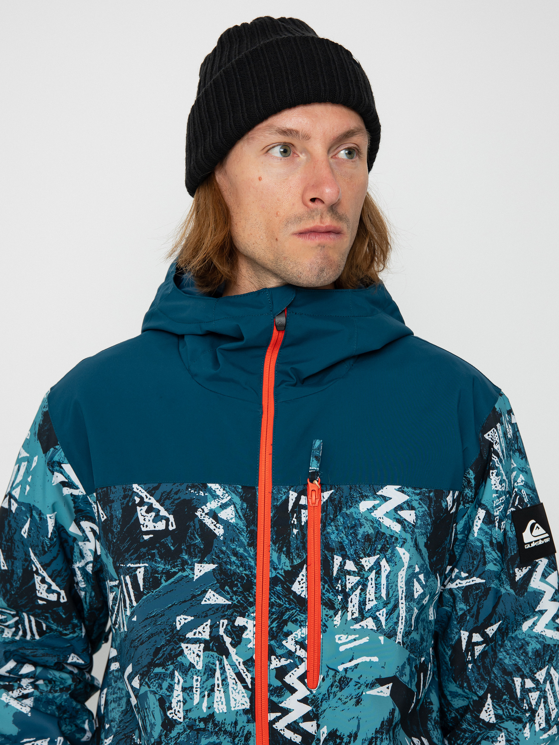 Mens Quiksilver Morton Snowboard jacket (majolica blue)