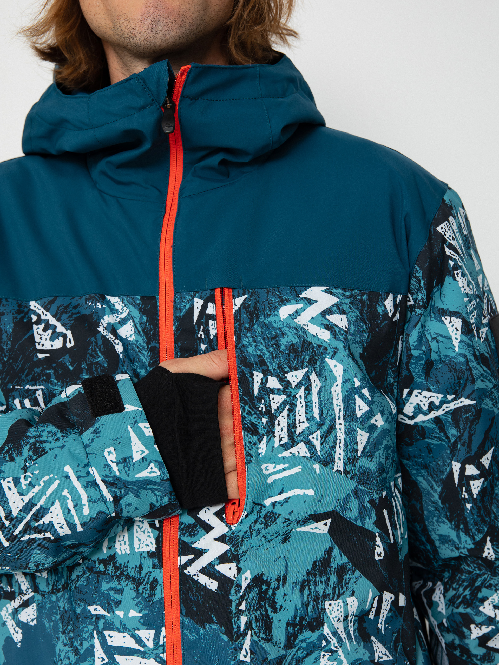 Mens Quiksilver Morton Snowboard jacket (majolica blue)