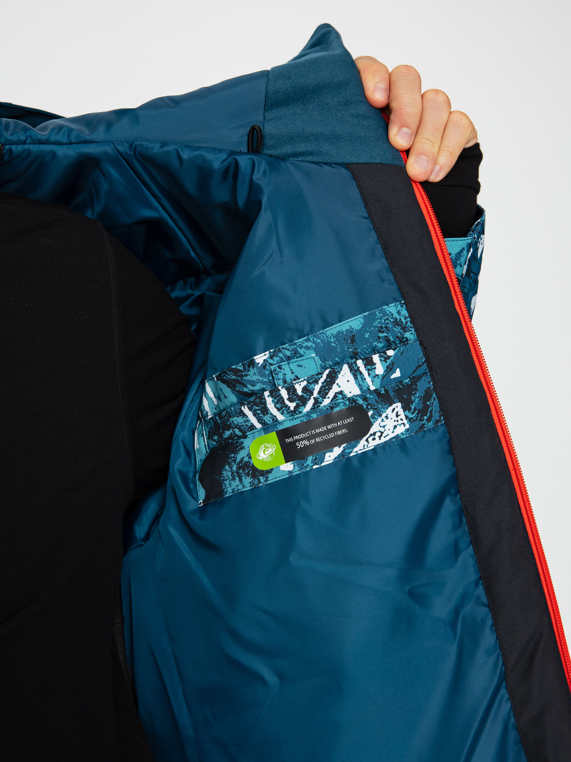 Mens Quiksilver Morton Snowboard jacket (majolica blue)