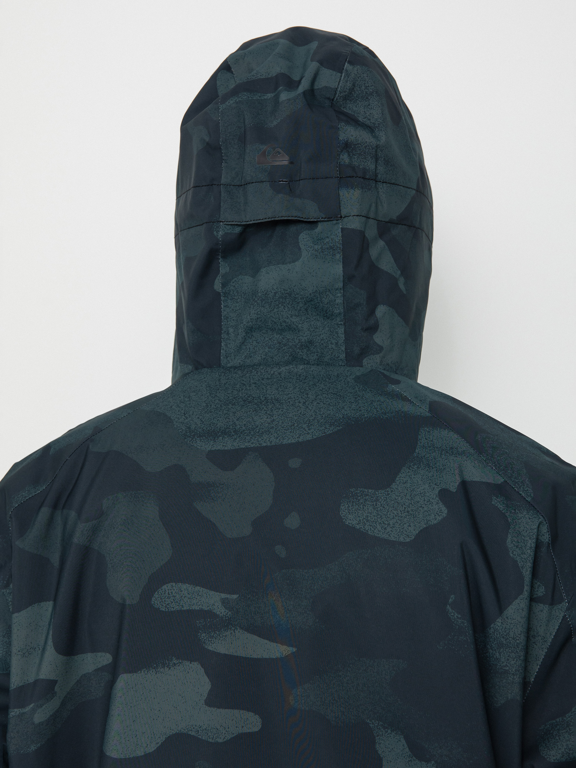 Herren Quiksilver Mission Printed Block Snowboardjacke (spray camo true black)