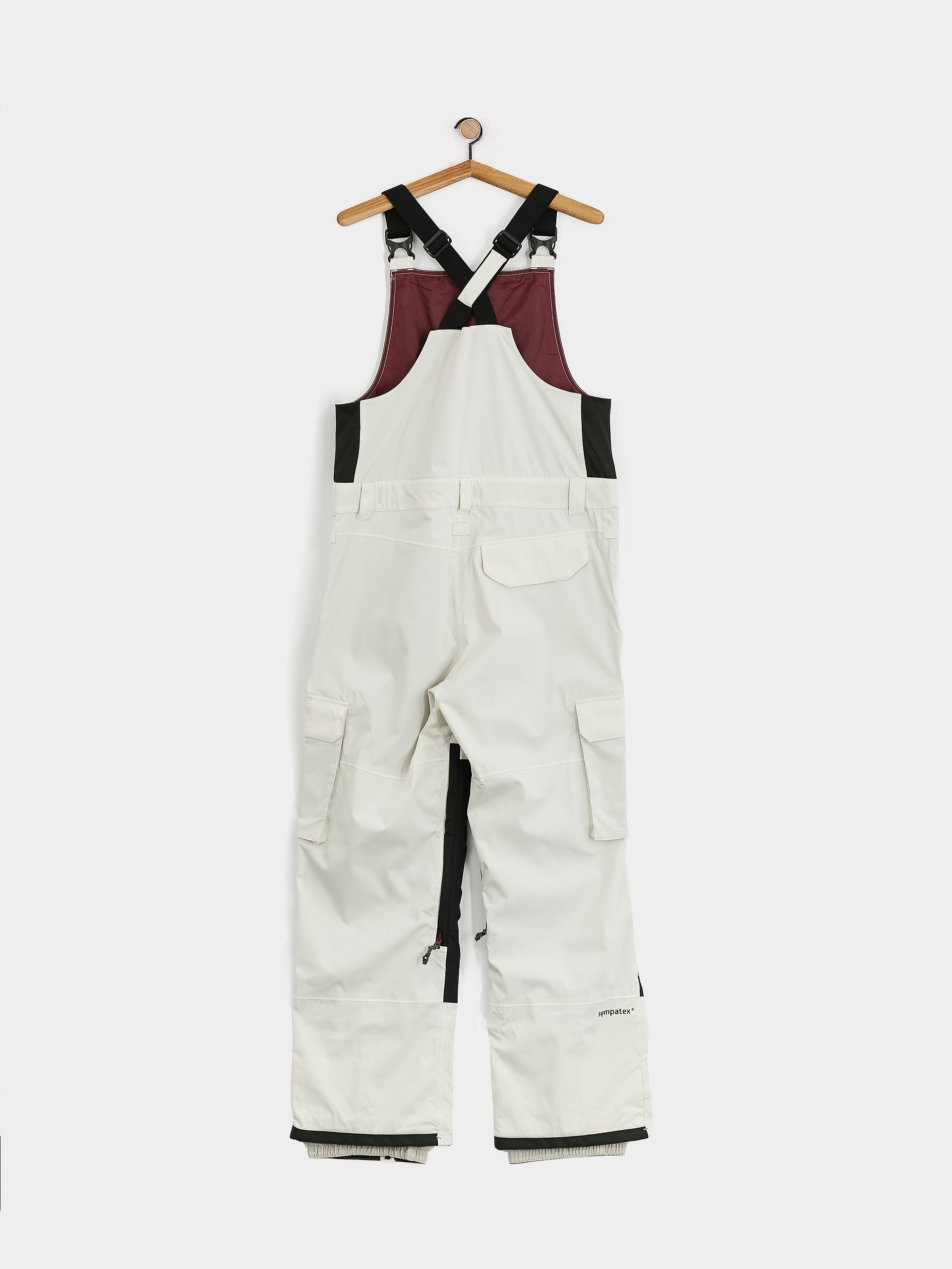 Mens DC Brigade 45K Bib Snowboard pants (silver birch)