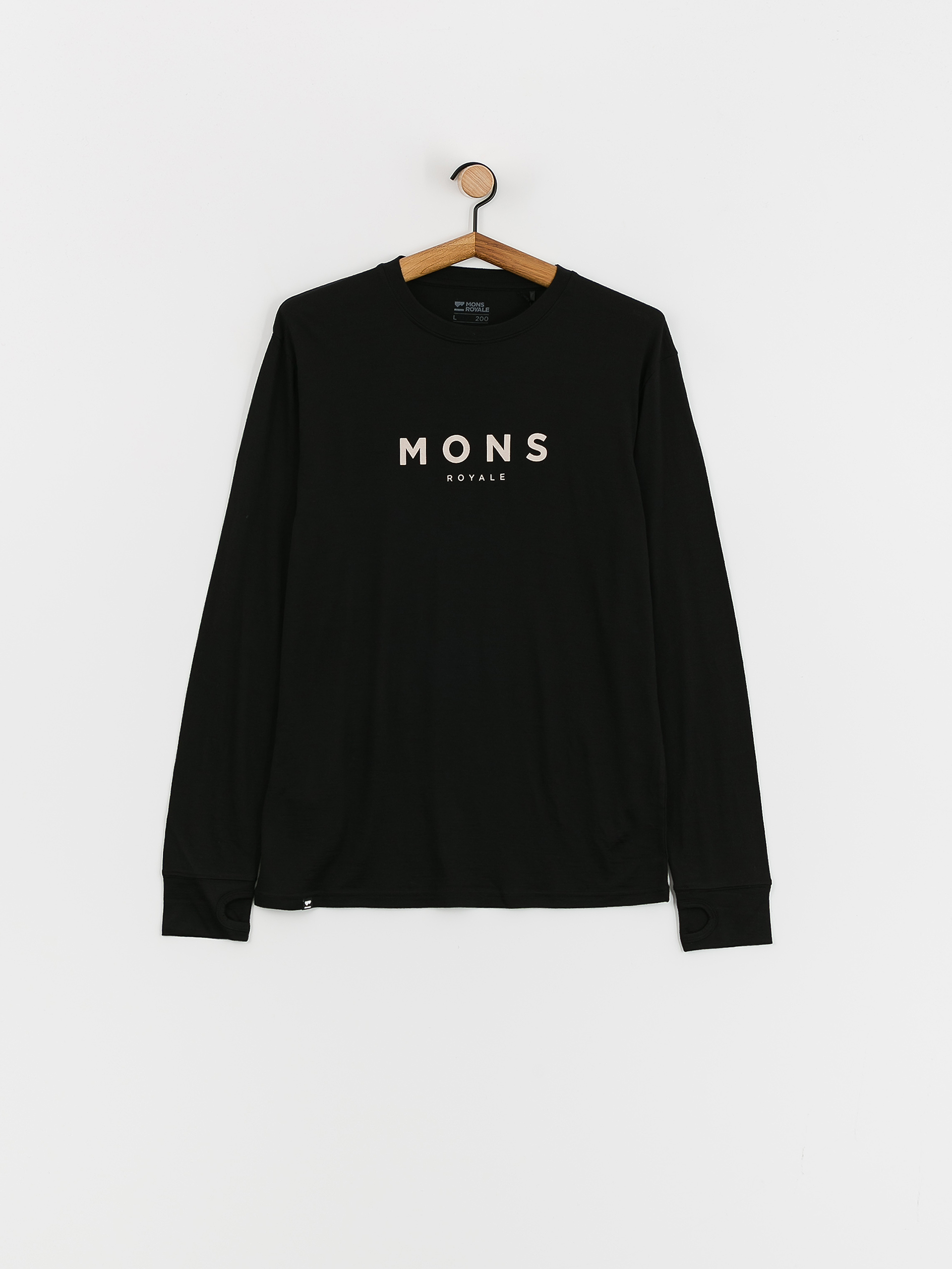 Mons Royale Yotei Classic Longsleeve (black)