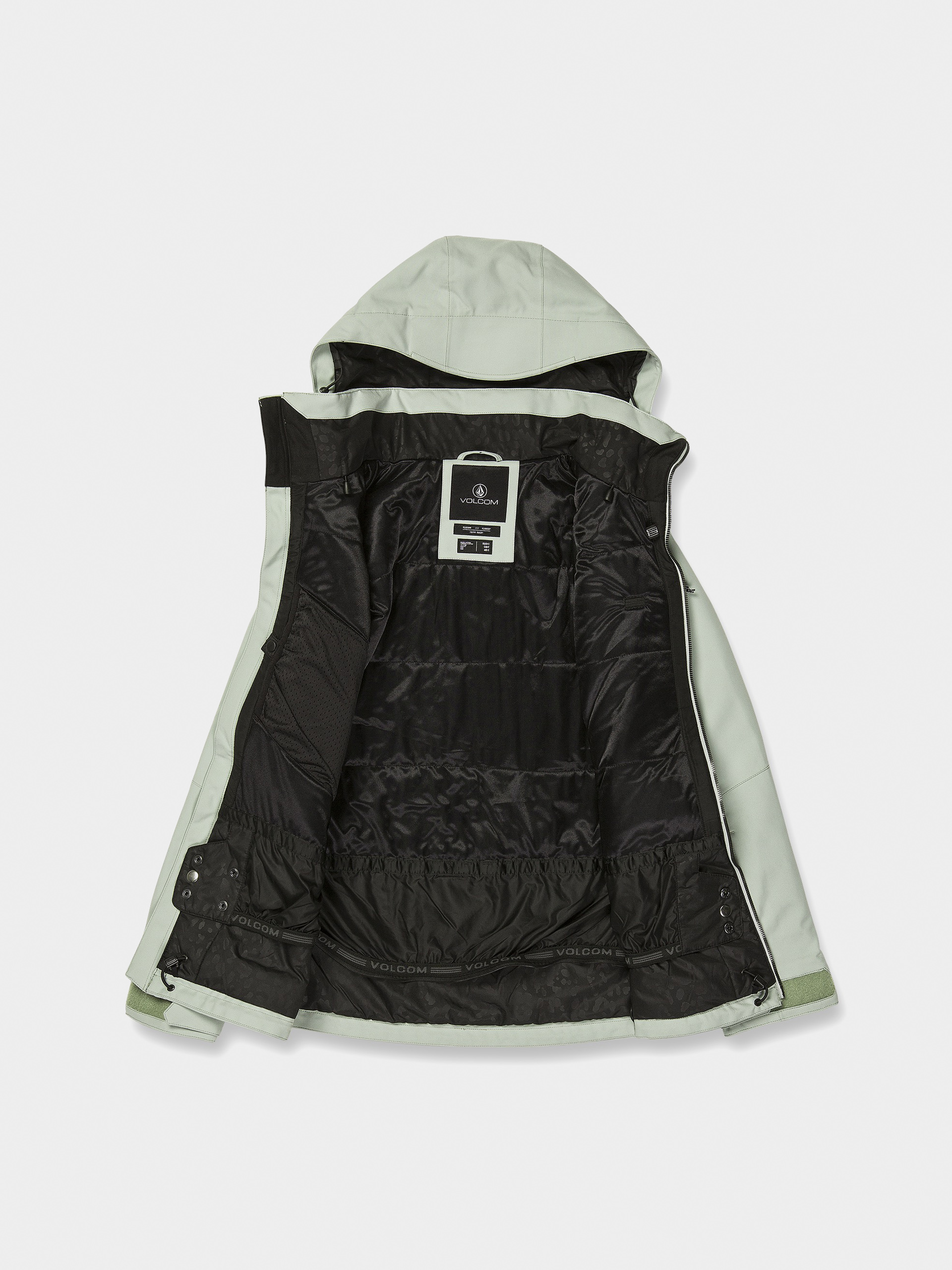 Womens Volcom Shelter 3D Stretch Snowboard jacket (sage frost)