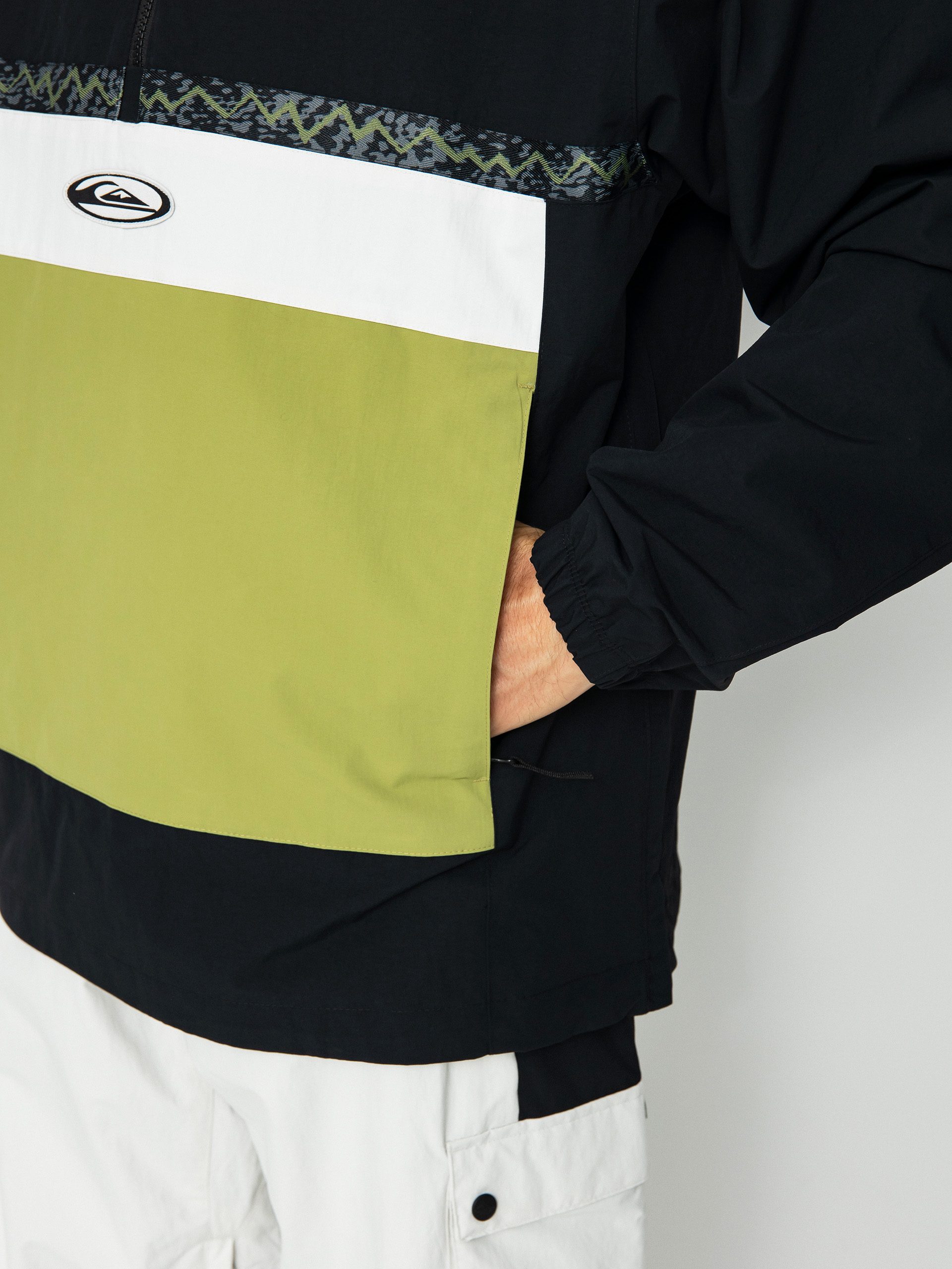 Mens Quiksilver Steeze Snowboard jacket (true black)