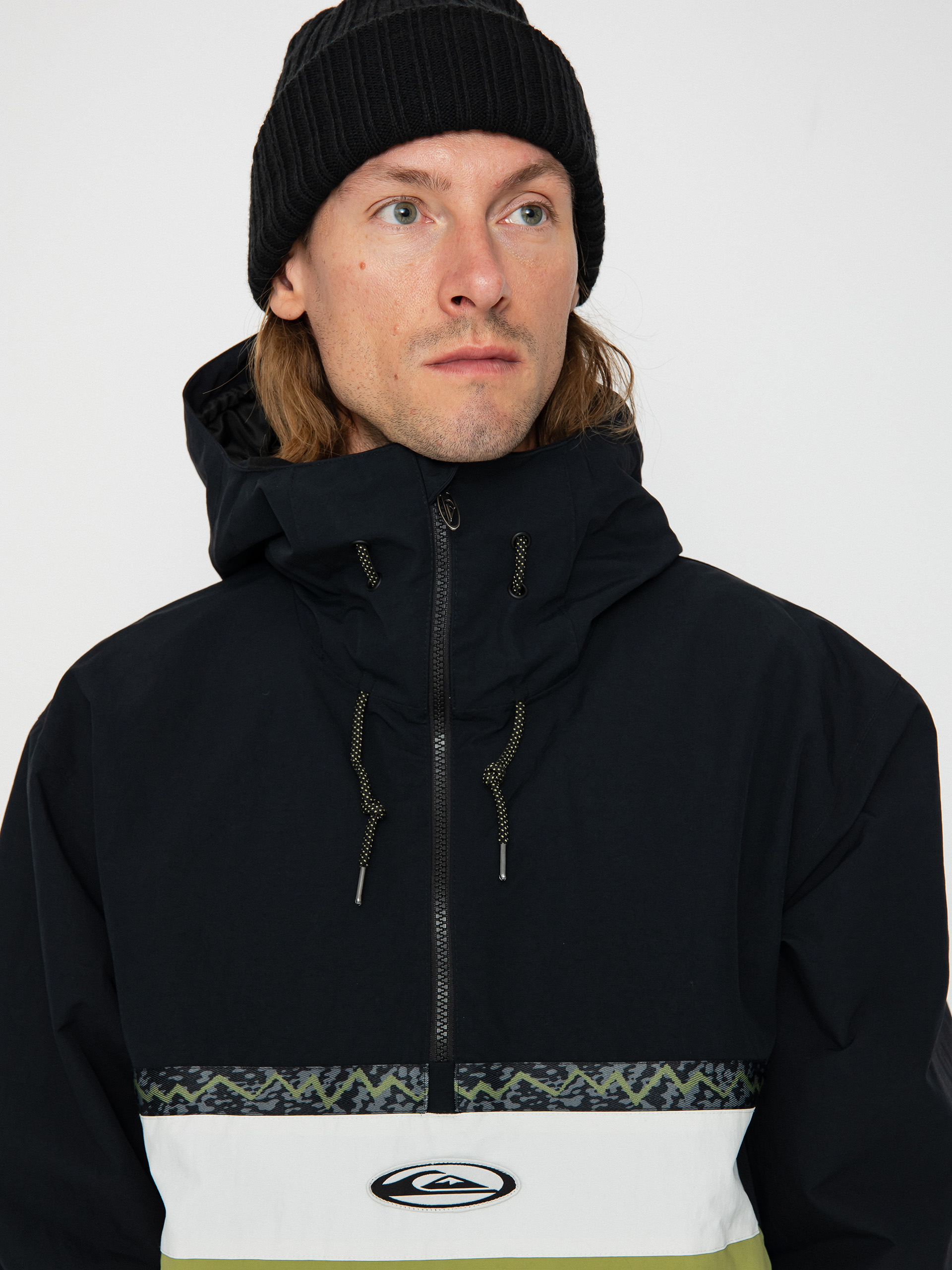 Mens Quiksilver Steeze Snowboard jacket (true black)