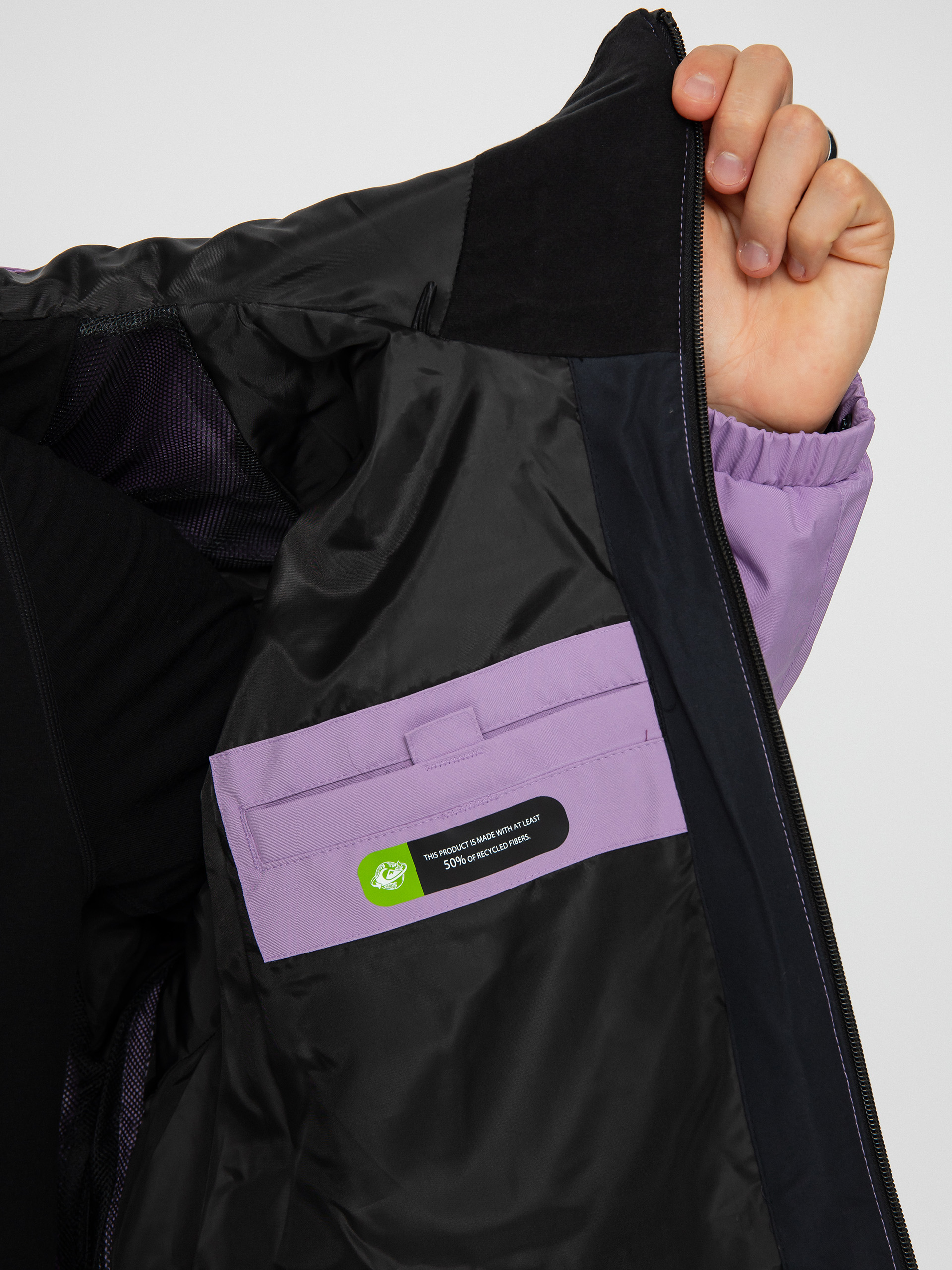 Herren Quiksilver High In The Hood Snowboardjacke (regal orchid)