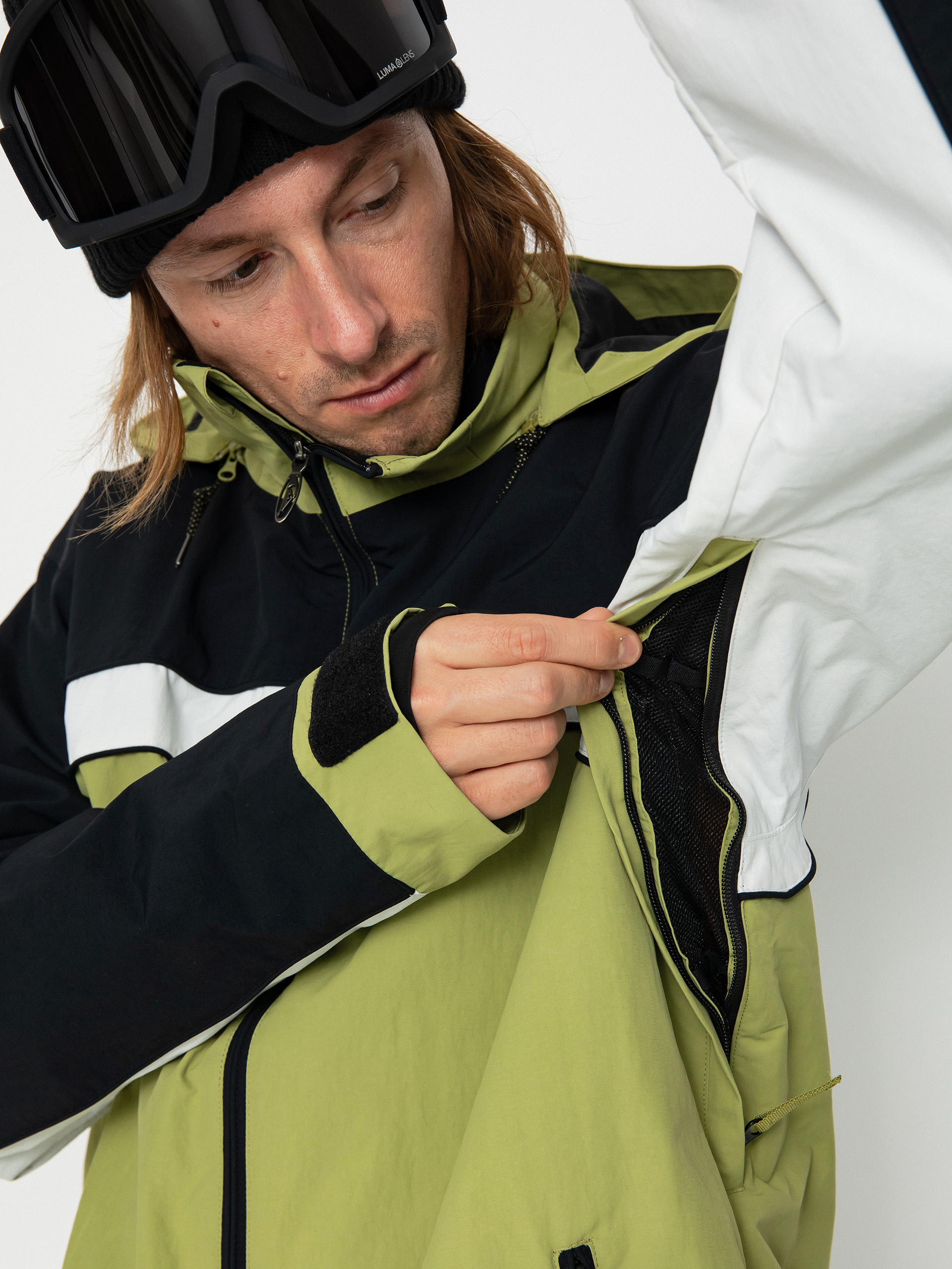 Lime green outlet snowboard jacket